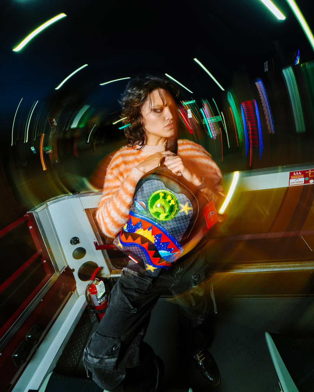 SPRAYGROUND ALIEN ZZZADDY DLXSV BACKPACK