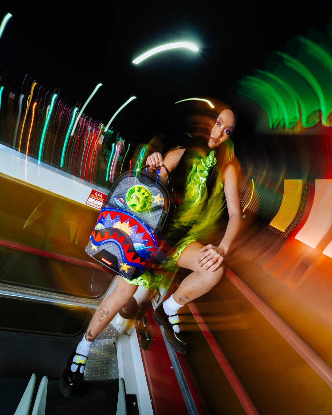 SPRAYGROUND ALIEN ZZZADDY DLXSV BACKPACK