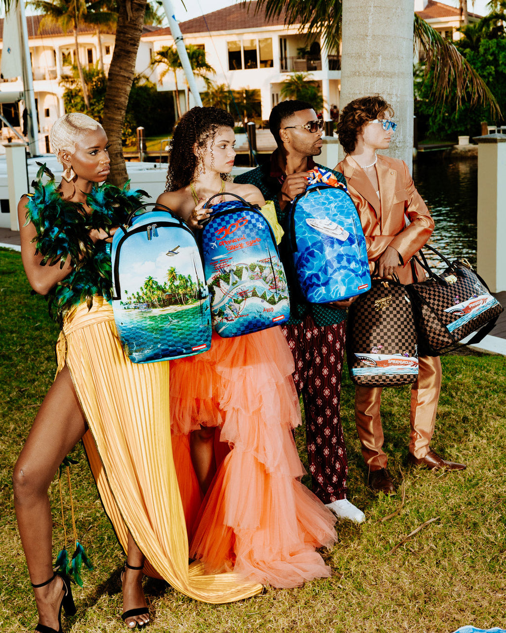 SPRAYGROUND THE 305 SPEEDBOAT GETAWAY BACKPACK