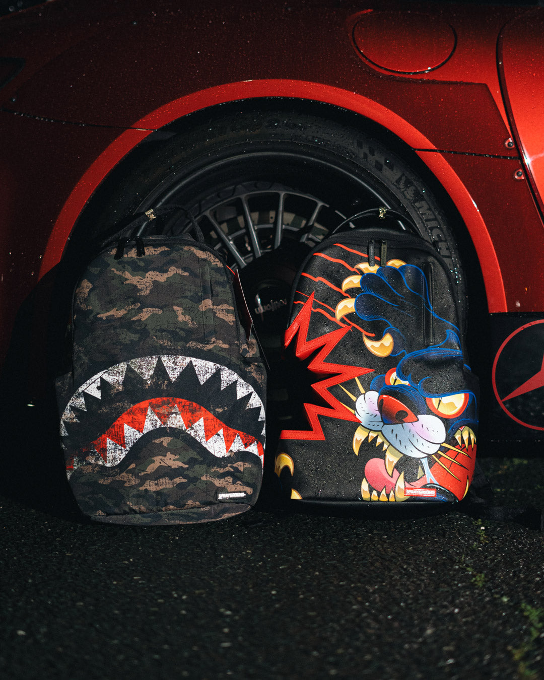 SPRAYGROUND FEEDING FRENZY SIDE BITE BACKPACK