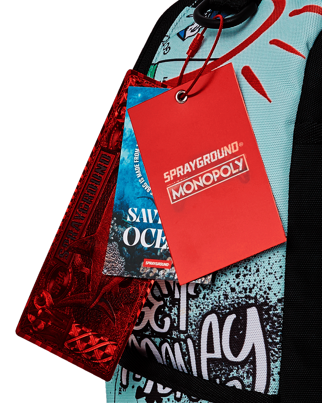 SPRAYGROUND MONOPOLY DO NOT PASS GO DLXSR BACKPACK