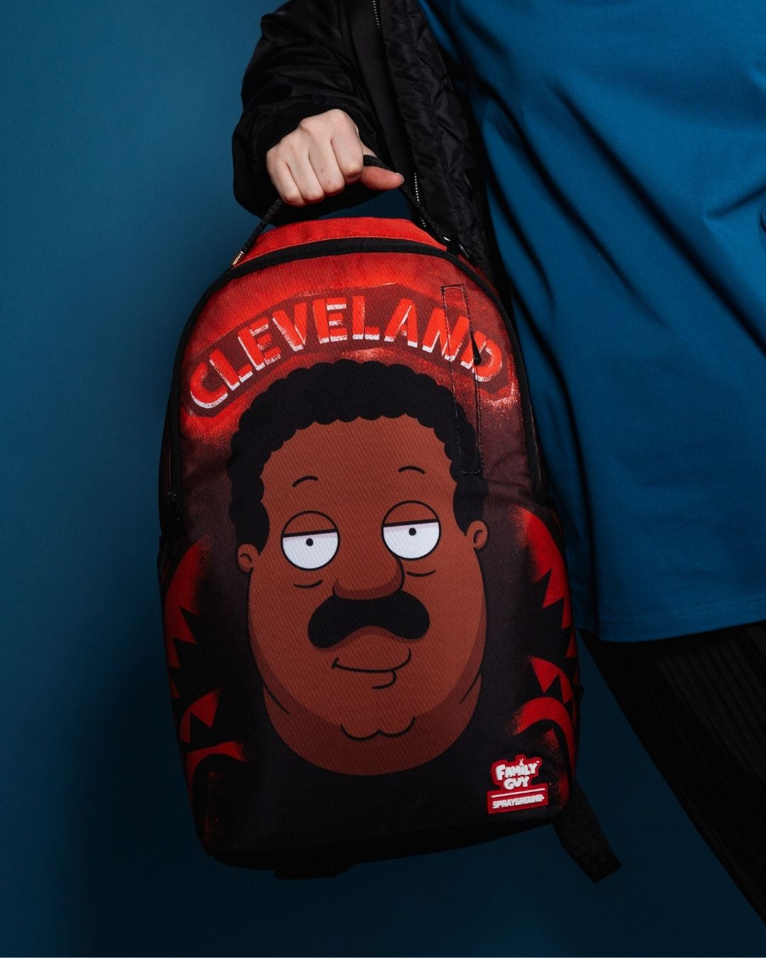 SPRAYGROUND CLEVELAND SHARK FAMILY GUY DLXSR BACKPACK