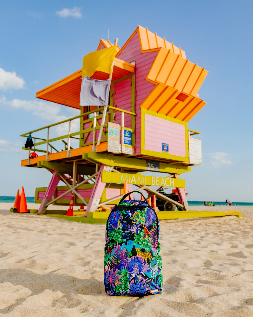 SPRAYGROUND NIGHT TROPICS DLXSR BACKPACK