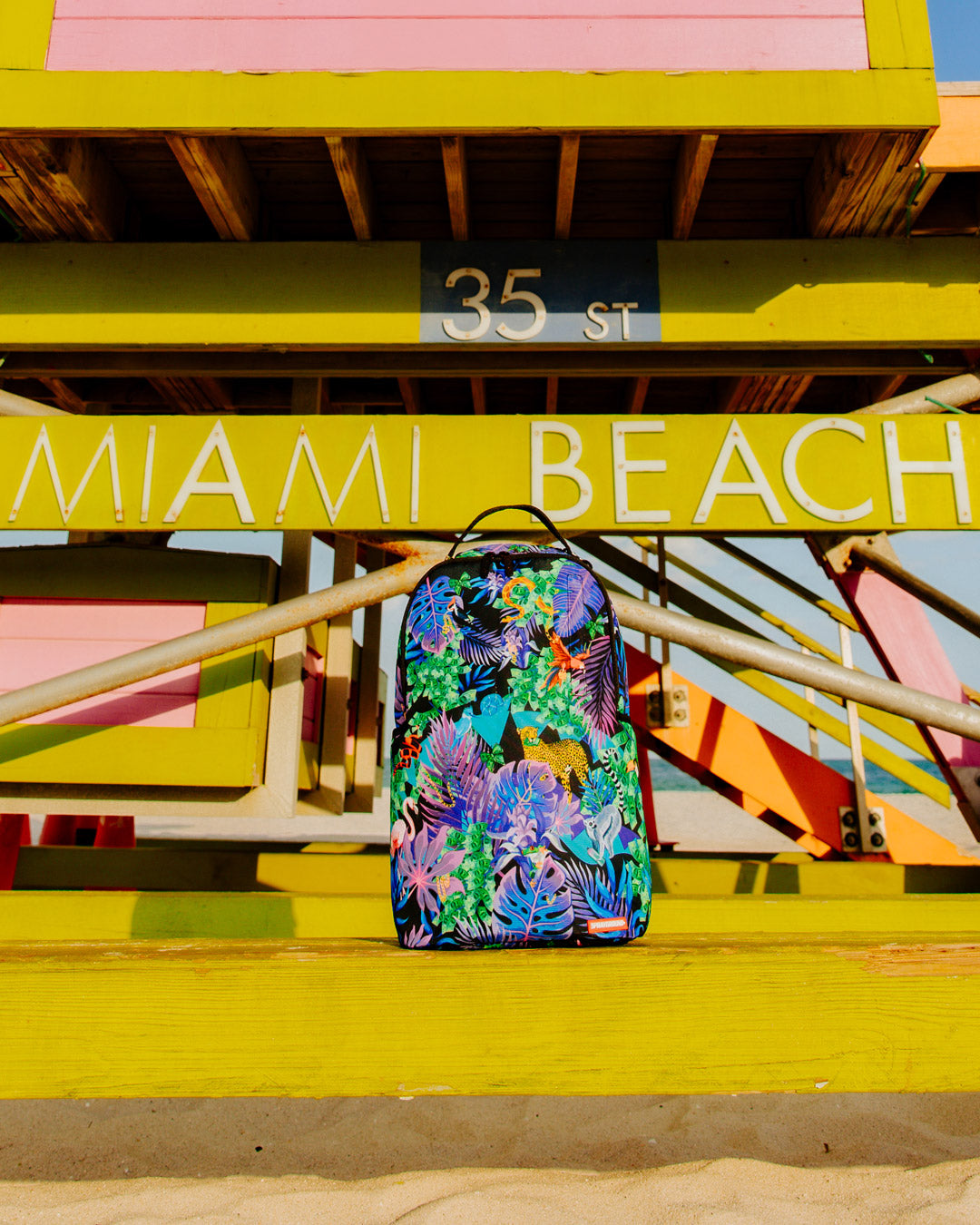 SPRAYGROUND NIGHT TROPICS DLXSR BACKPACK
