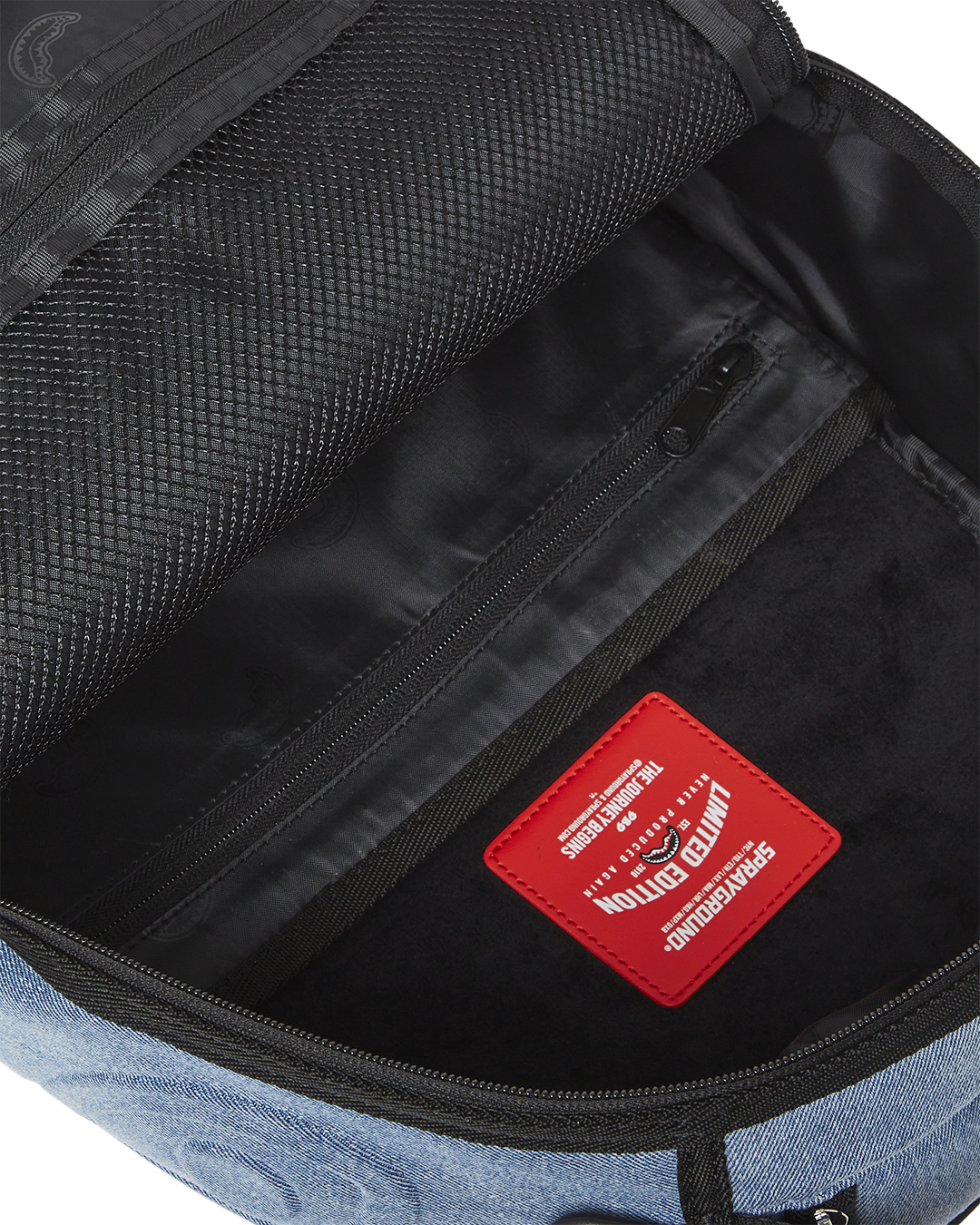 SPRAYGROUND STONE WASH 3D SHARK BACKPACK
