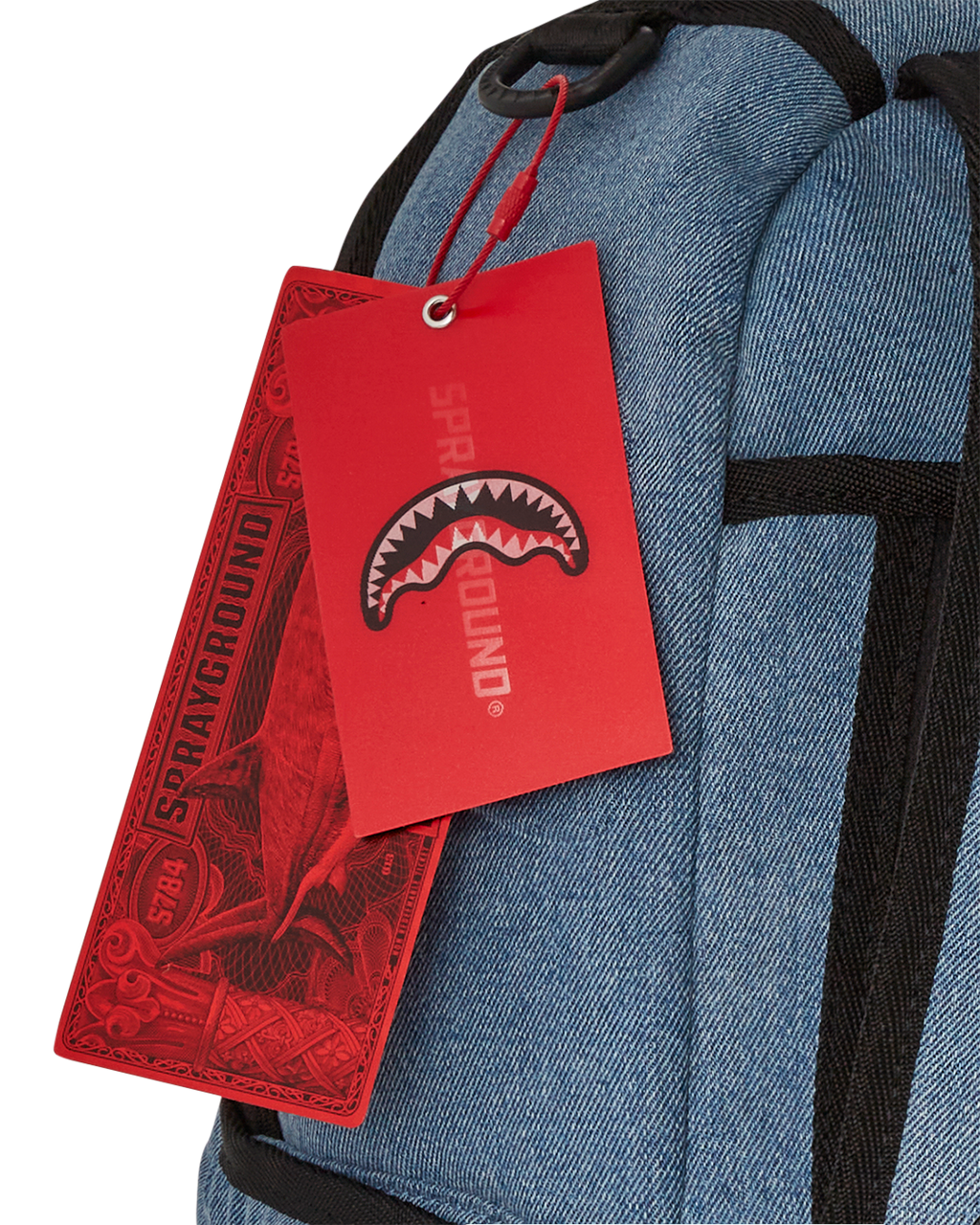 SPRAYGROUND STONE WASH 3D SHARK BACKPACK