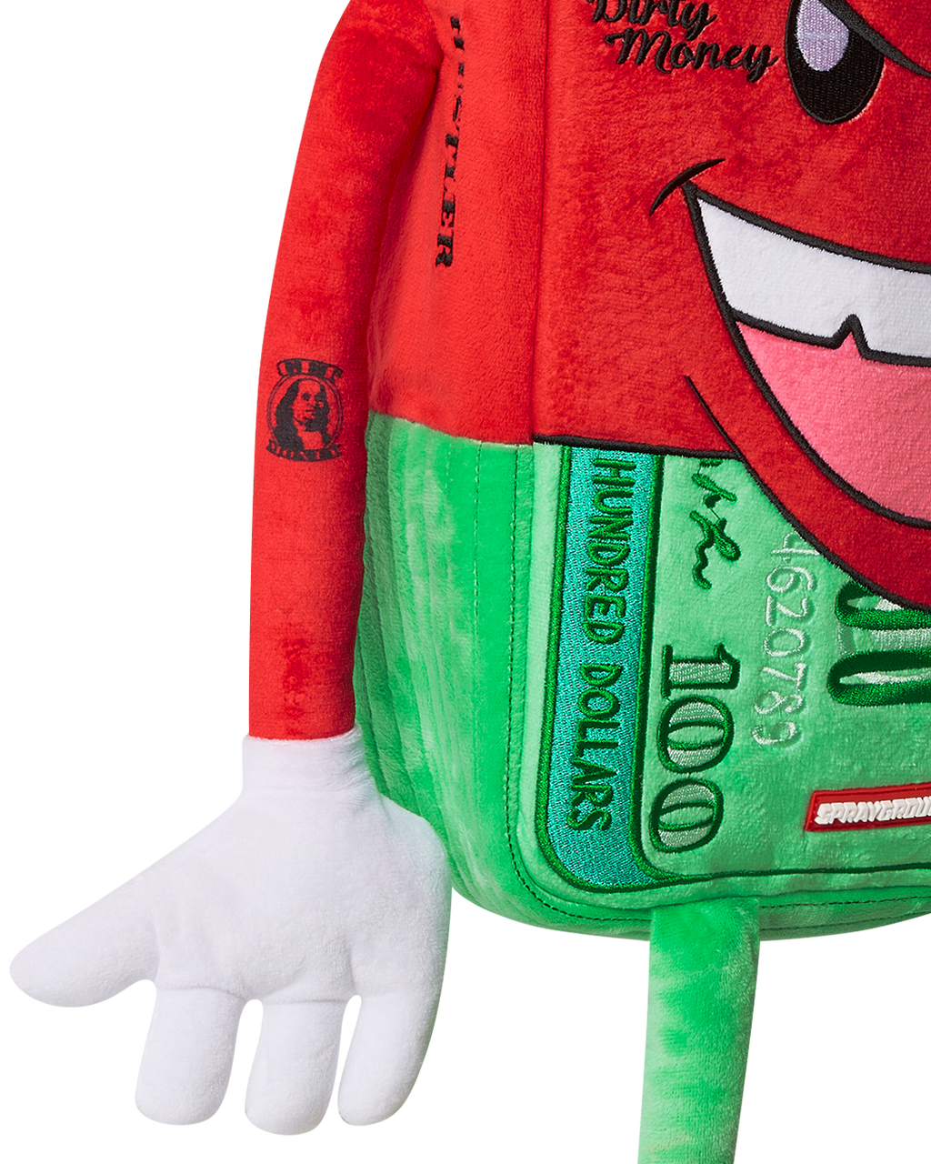 SPRAYGROUND PLUSH BOY MONEYBOY BACKPACK