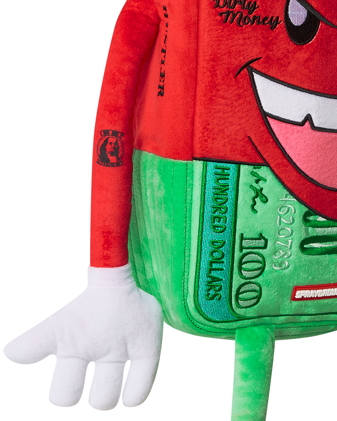 SPRAYGROUND PLUSH BOY MONEYBOY BACKPACK