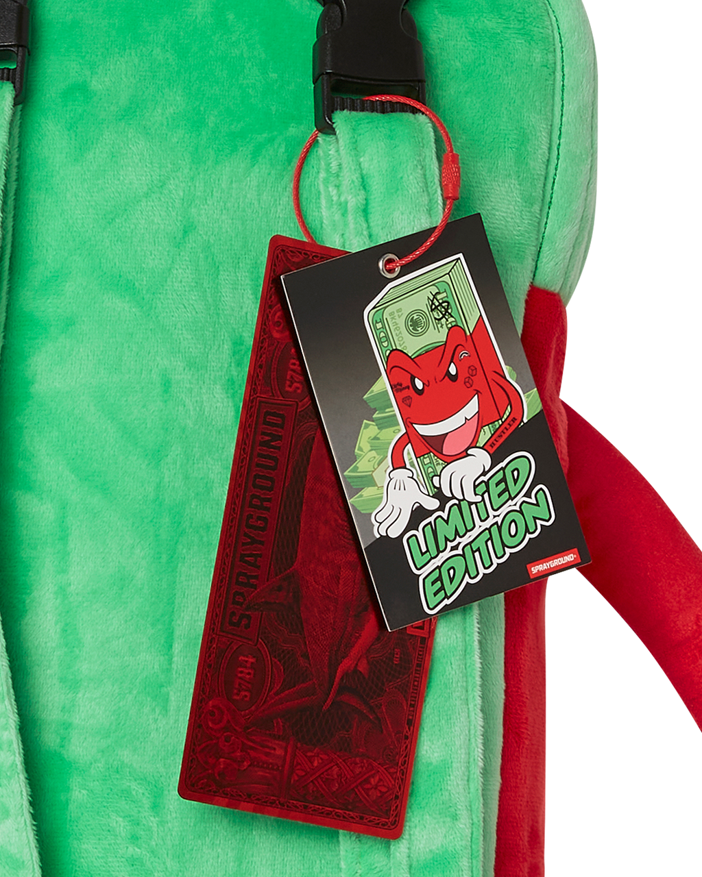 SPRAYGROUND PLUSH BOY MONEYBOY BACKPACK