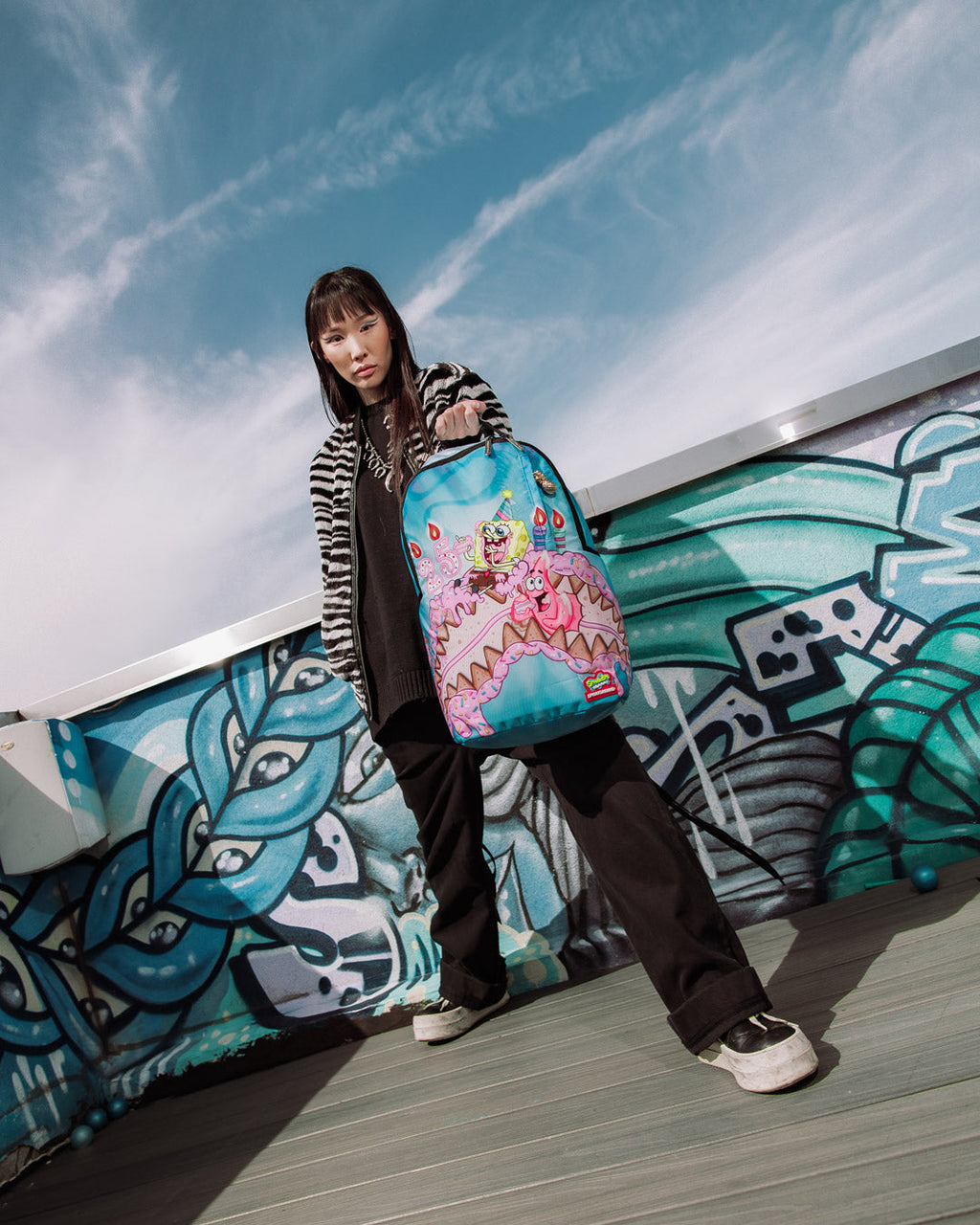 SPRAYGROUND SPONGEBOB'S 25TH ANNIVERSARY DLXSR BACKPACK