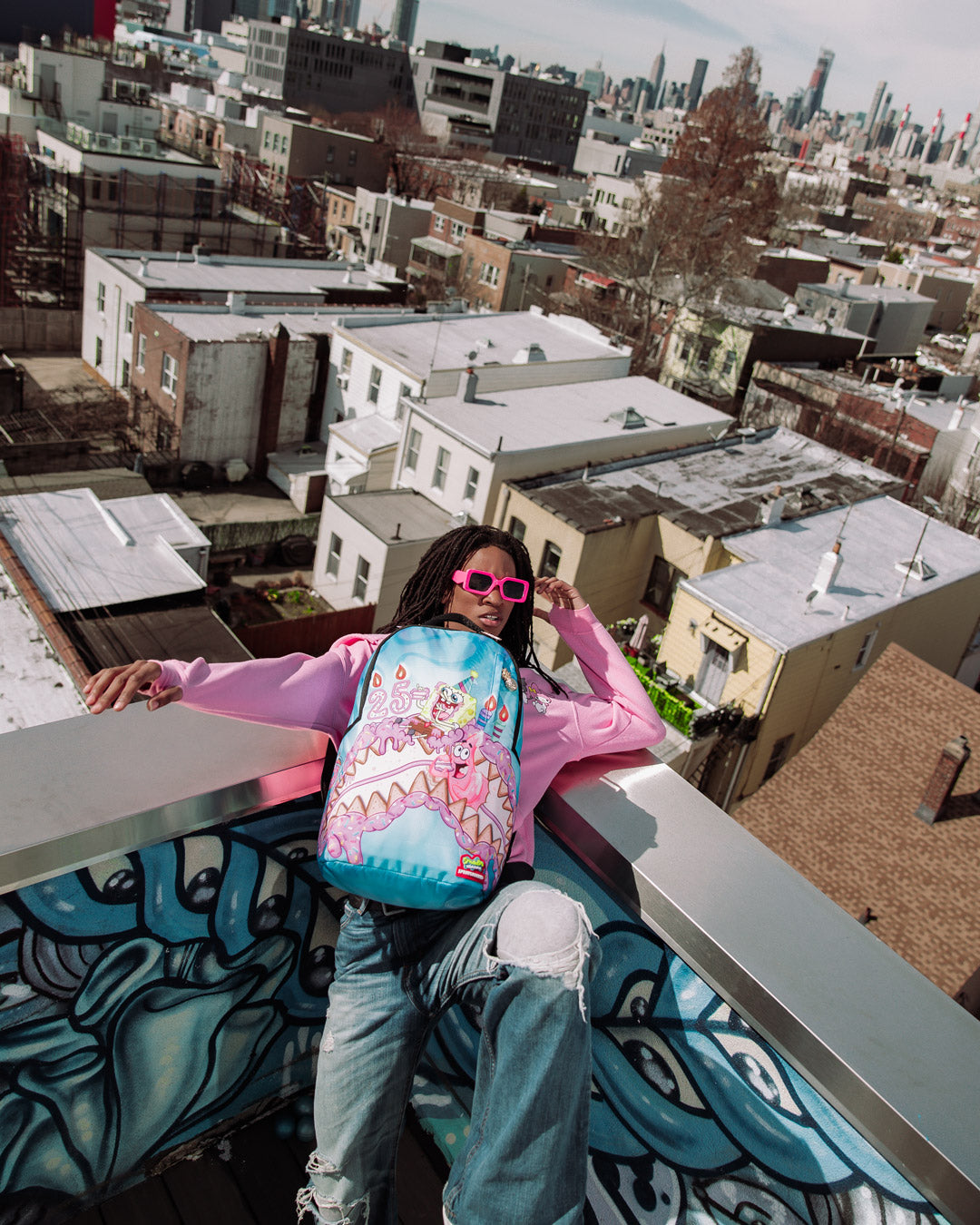SPRAYGROUND SPONGEBOB'S 25TH ANNIVERSARY DLXSR BACKPACK