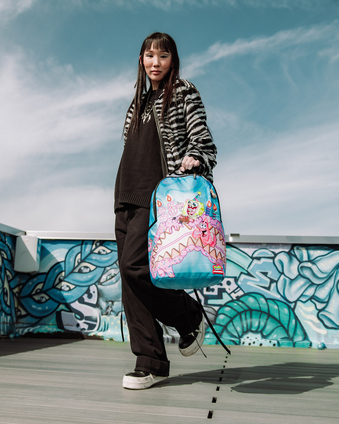SPRAYGROUND SPONGEBOB'S 25TH ANNIVERSARY DLXSR BACKPACK