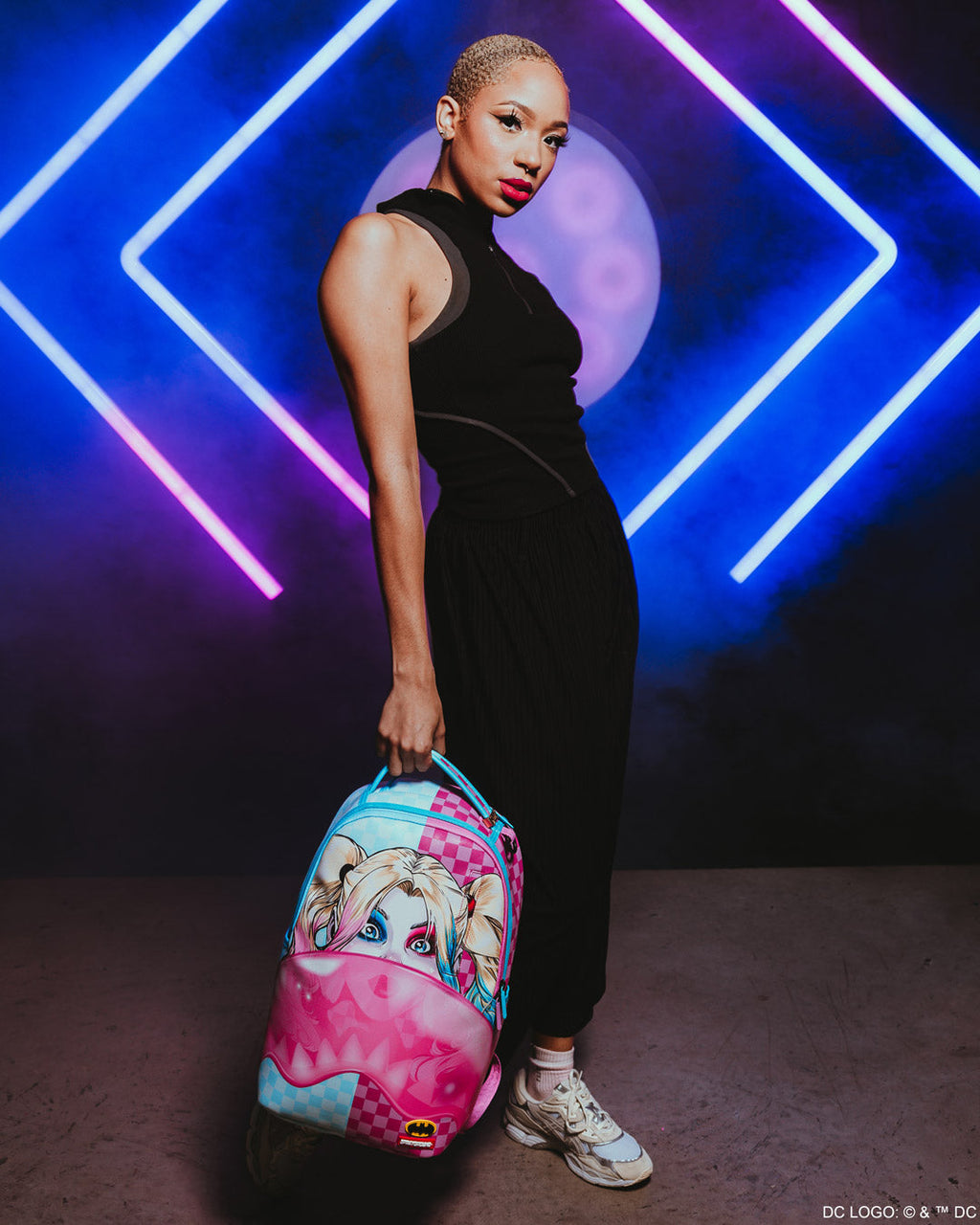 SPRAYGROUND HARLEY QUINN BUBBLE GUM SHARK