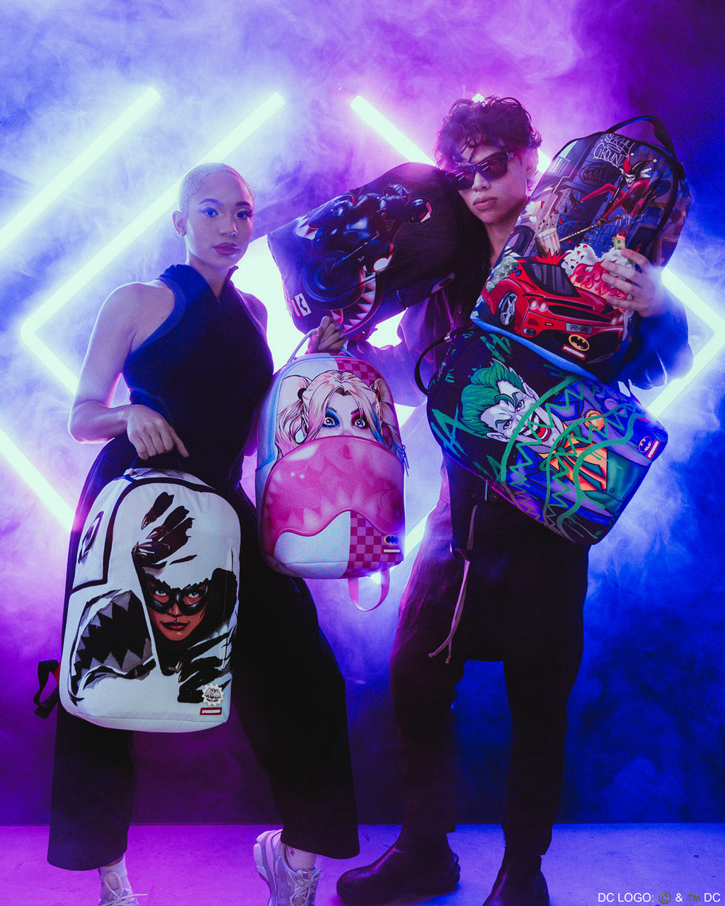 SPRAYGROUND CATWOMAN INTO THE NIGHT BACKPACK