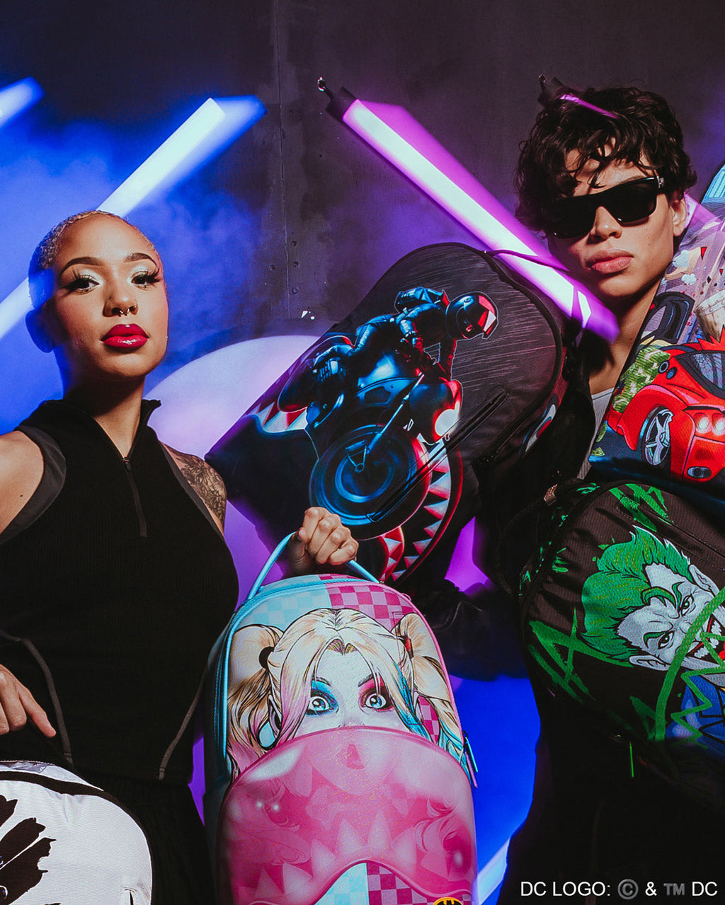 SPRAYGROUND CAT WOMAN BIKER DLXSR BACKPACK