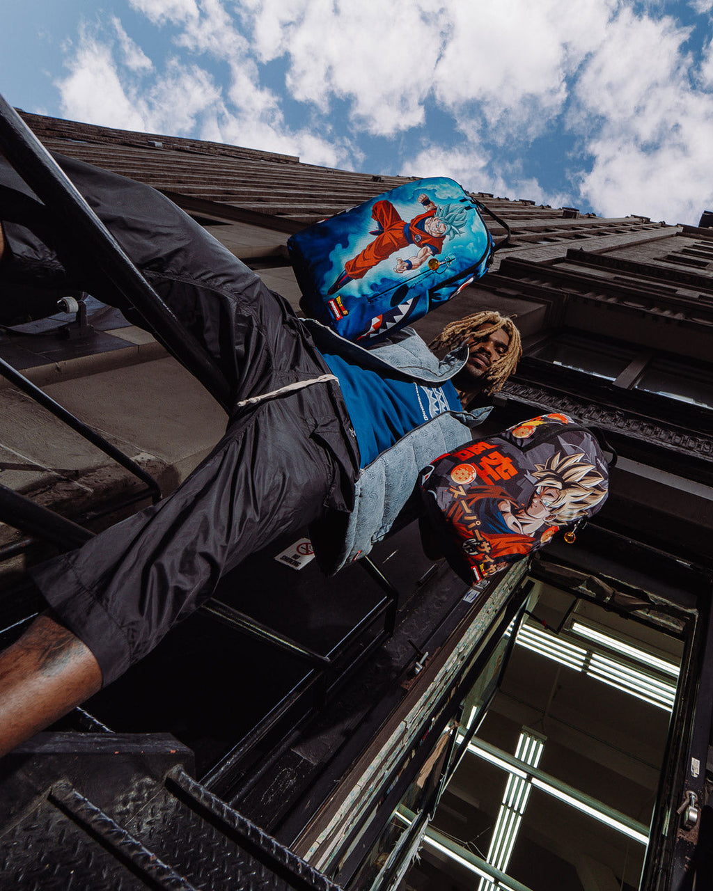 SPRAYGROUND DRAGON BALL SUPER GOKU KAMEHAMEHA DLXSR BACKPACK
