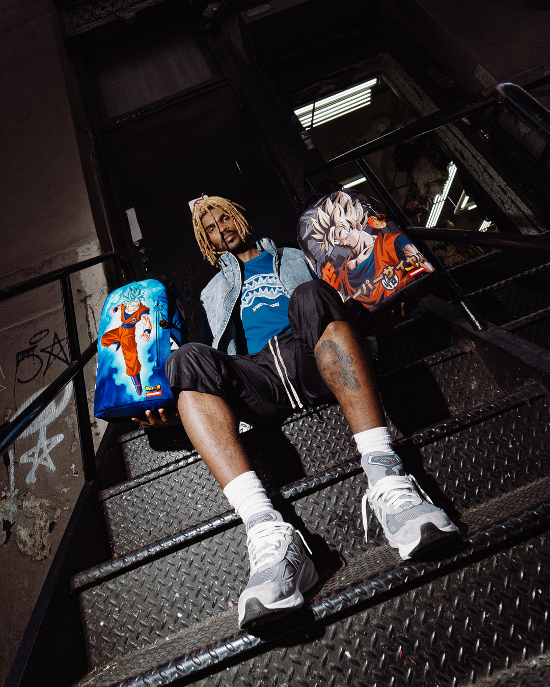 SPRAYGROUND DRAGON BALL SUPER GOKU KAMEHAMEHA DLXSR BACKPACK