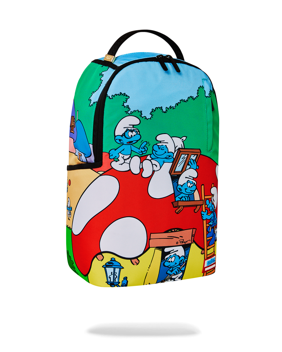 SPRAYGROUND SMURFS MUSHROOM VILLAGE BACKPACK