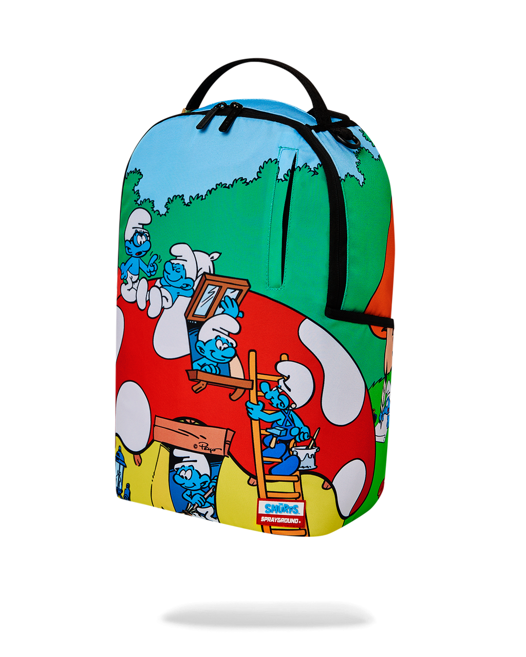 SPRAYGROUND SMURFS MUSHROOM VILLAGE BACKPACK