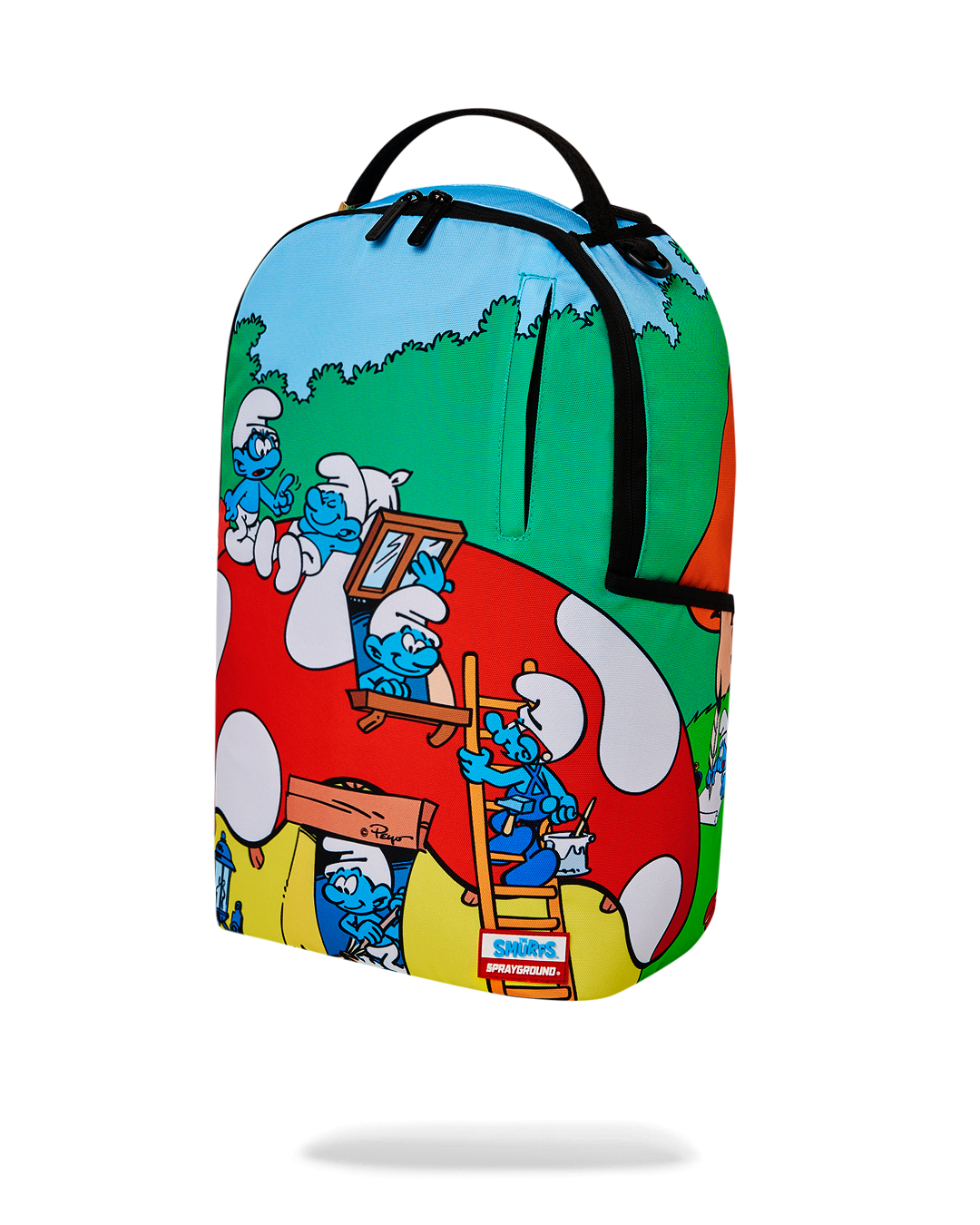 SPRAYGROUND SMURFS MUSHROOM VILLAGE BACKPACK