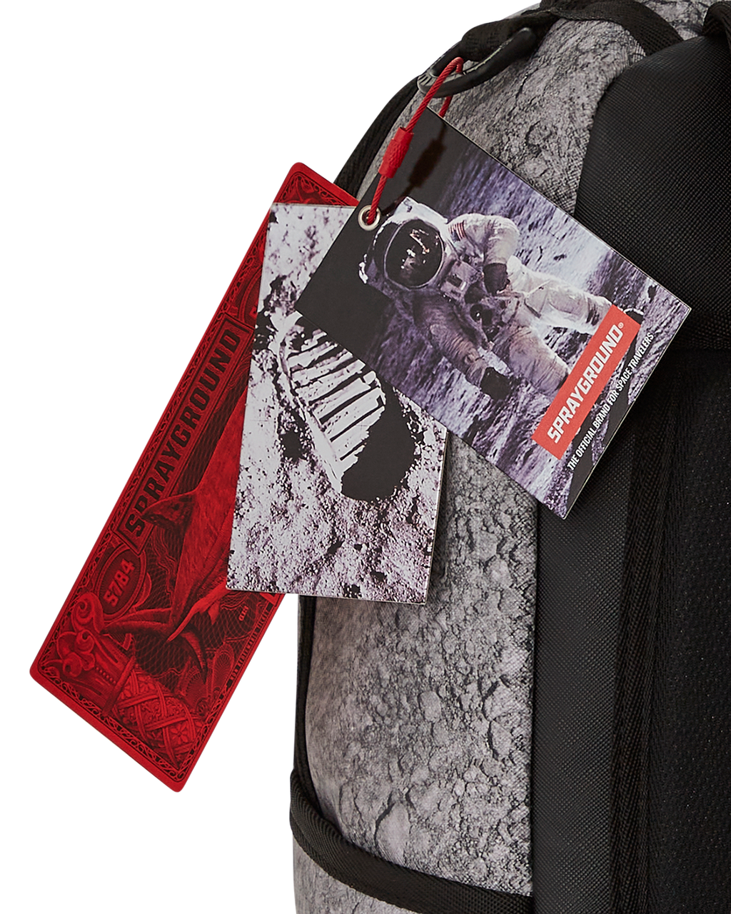 SPRAYGROUND STEP INTO THE FUTURE - NASA COLLAB MOON SHARK 3D MOLDED