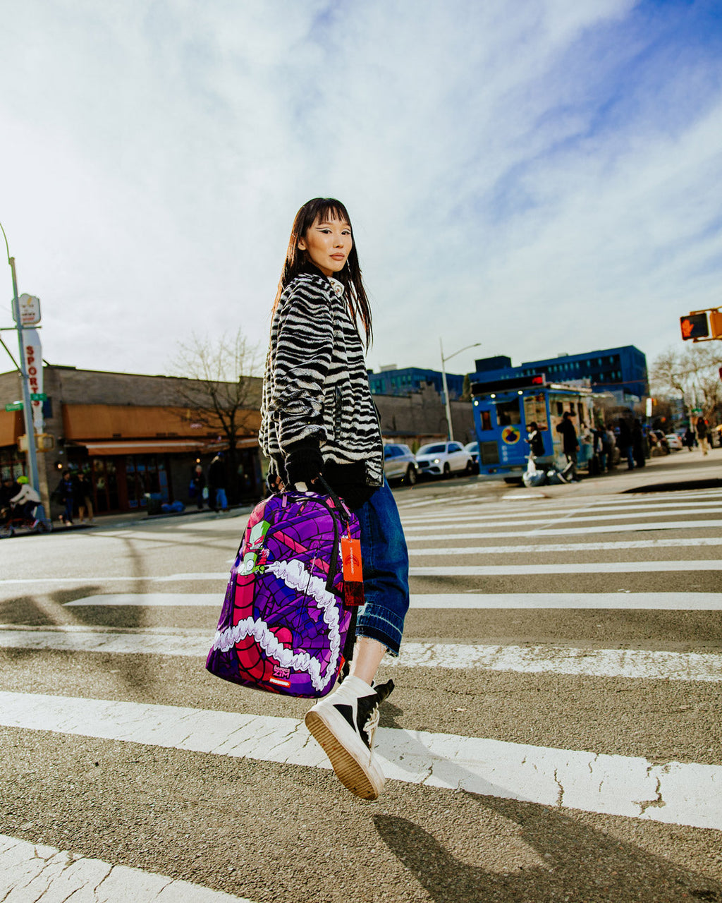 SPRAYGROUND INVADER ZIM CLOUD PUFF DLXSR BACKPACK
