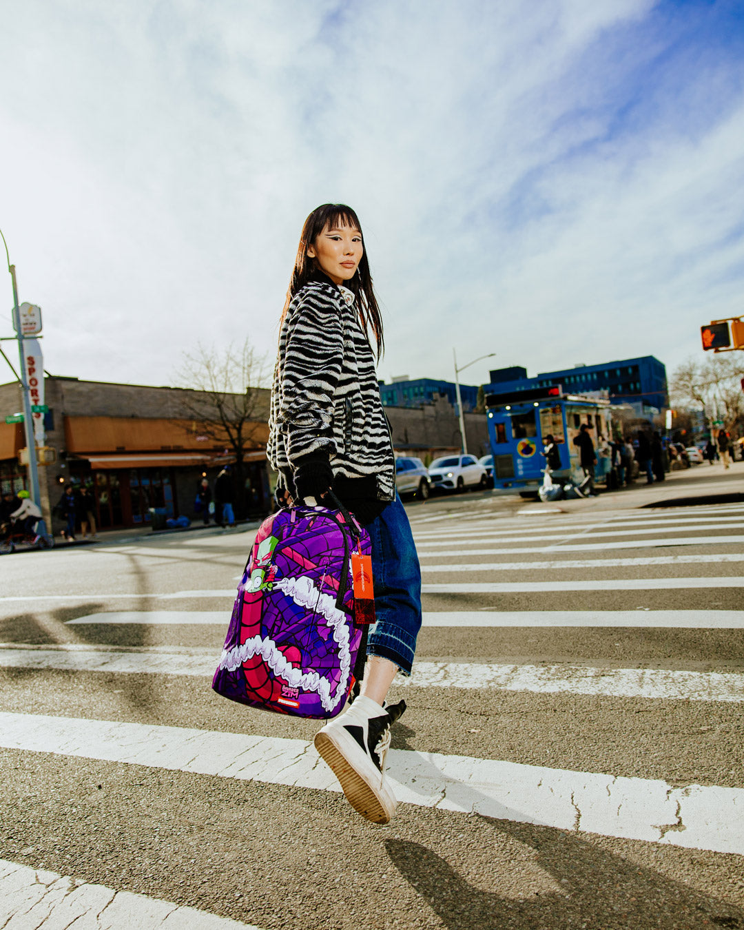 SPRAYGROUND INVADER ZIM CLOUD PUFF DLXSR BACKPACK