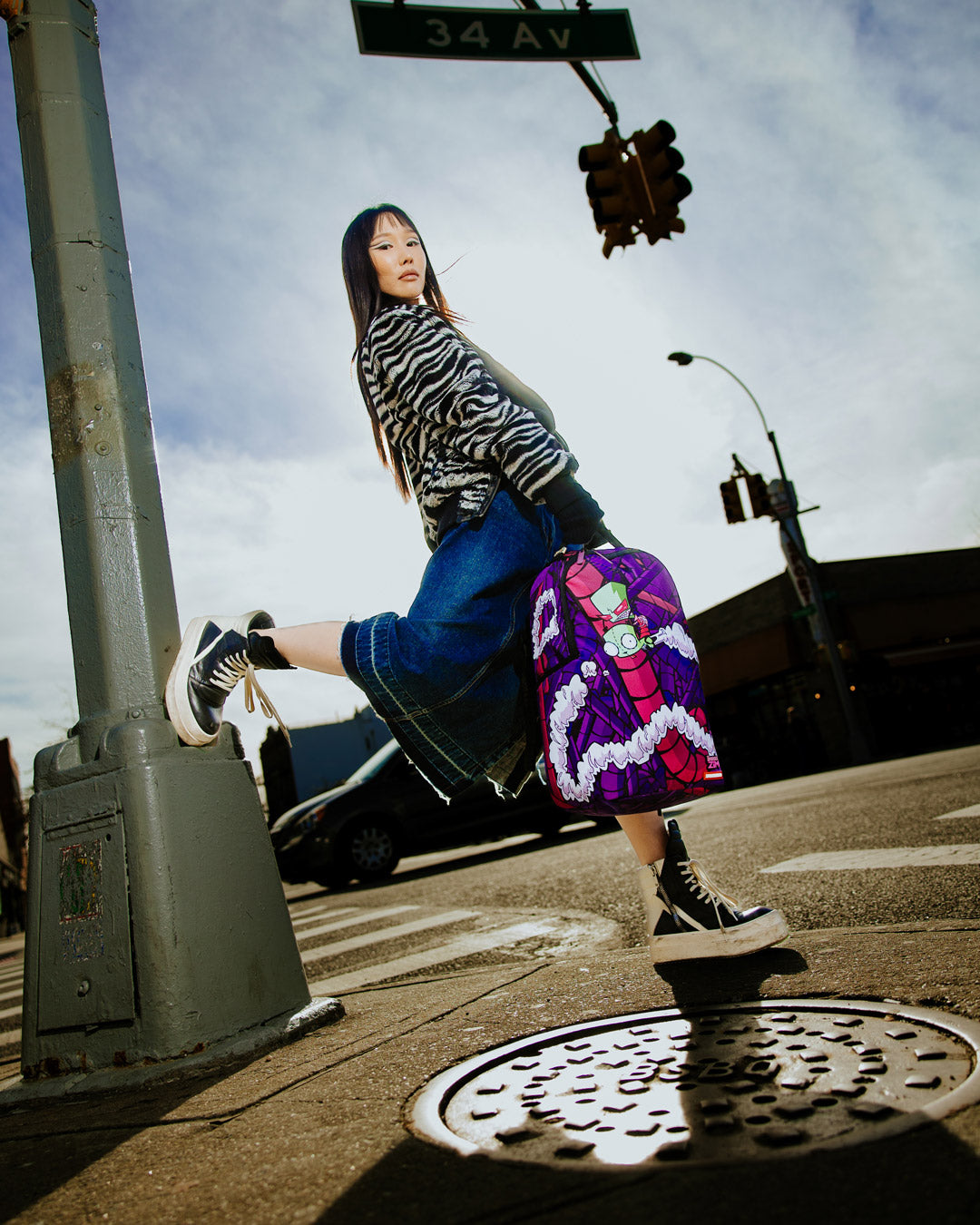 SPRAYGROUND INVADER ZIM CLOUD PUFF DLXSR BACKPACK
