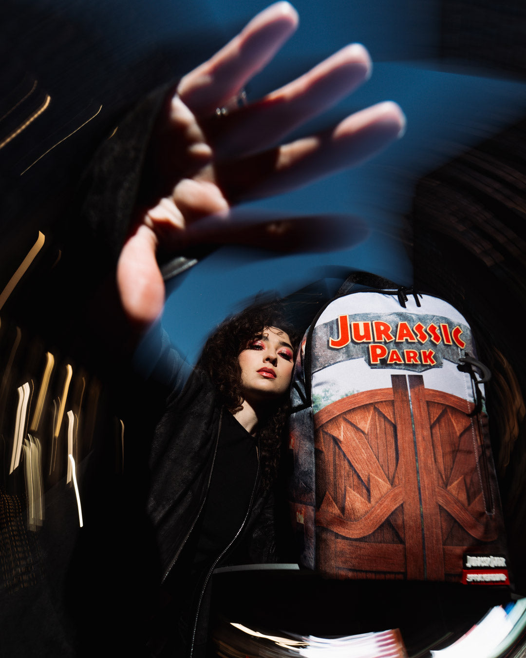 SPRAYGROUND WELCOME TO JURASSIC SHARK BACKPACK