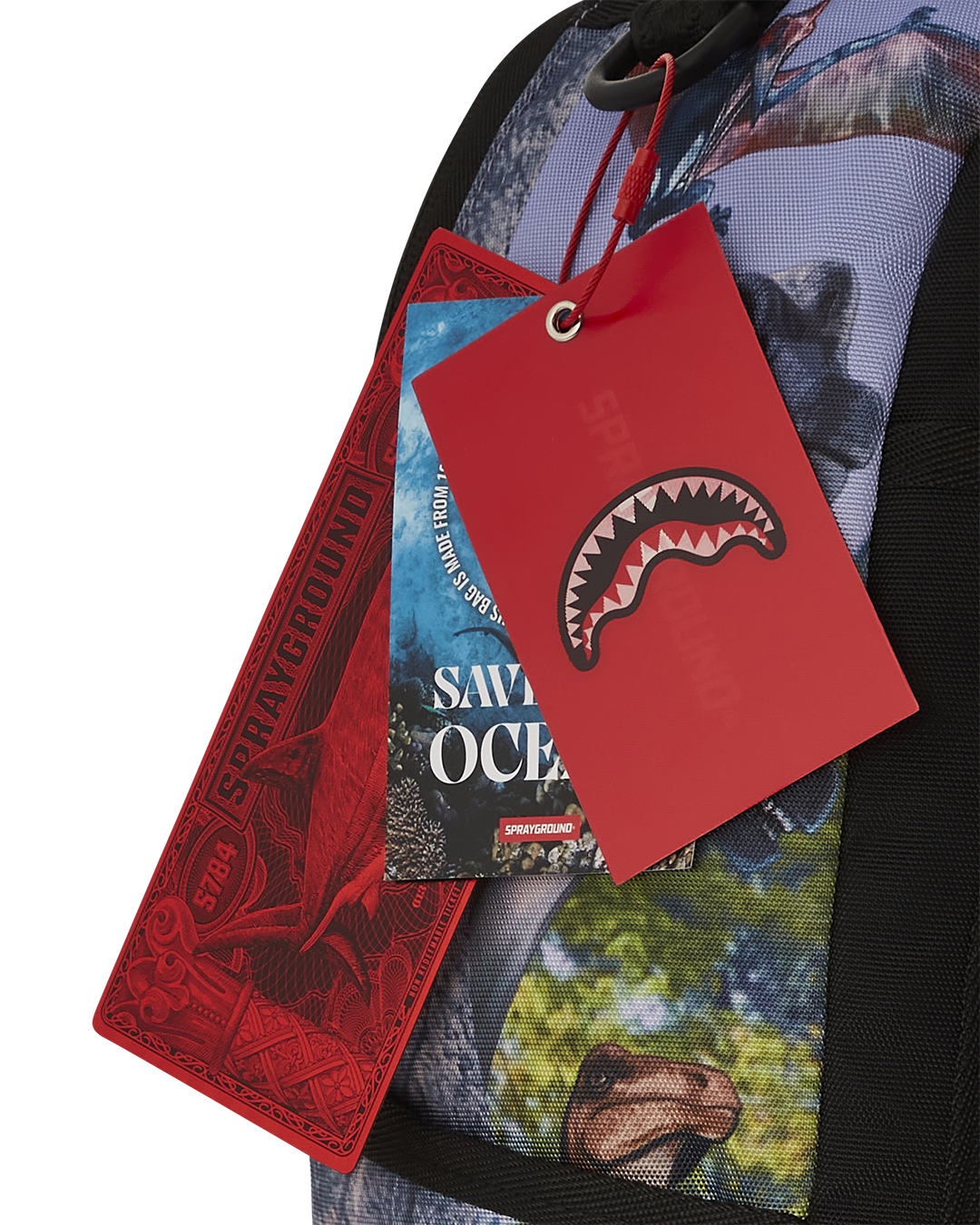 SPRAYGROUND WELCOME TO JURASSIC SHARK BACKPACK