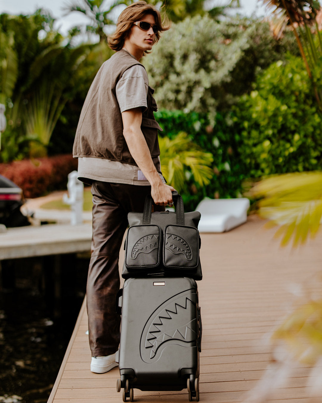 SPRAYGROUND REALITY CHECK CROSSOVER BACKPACK