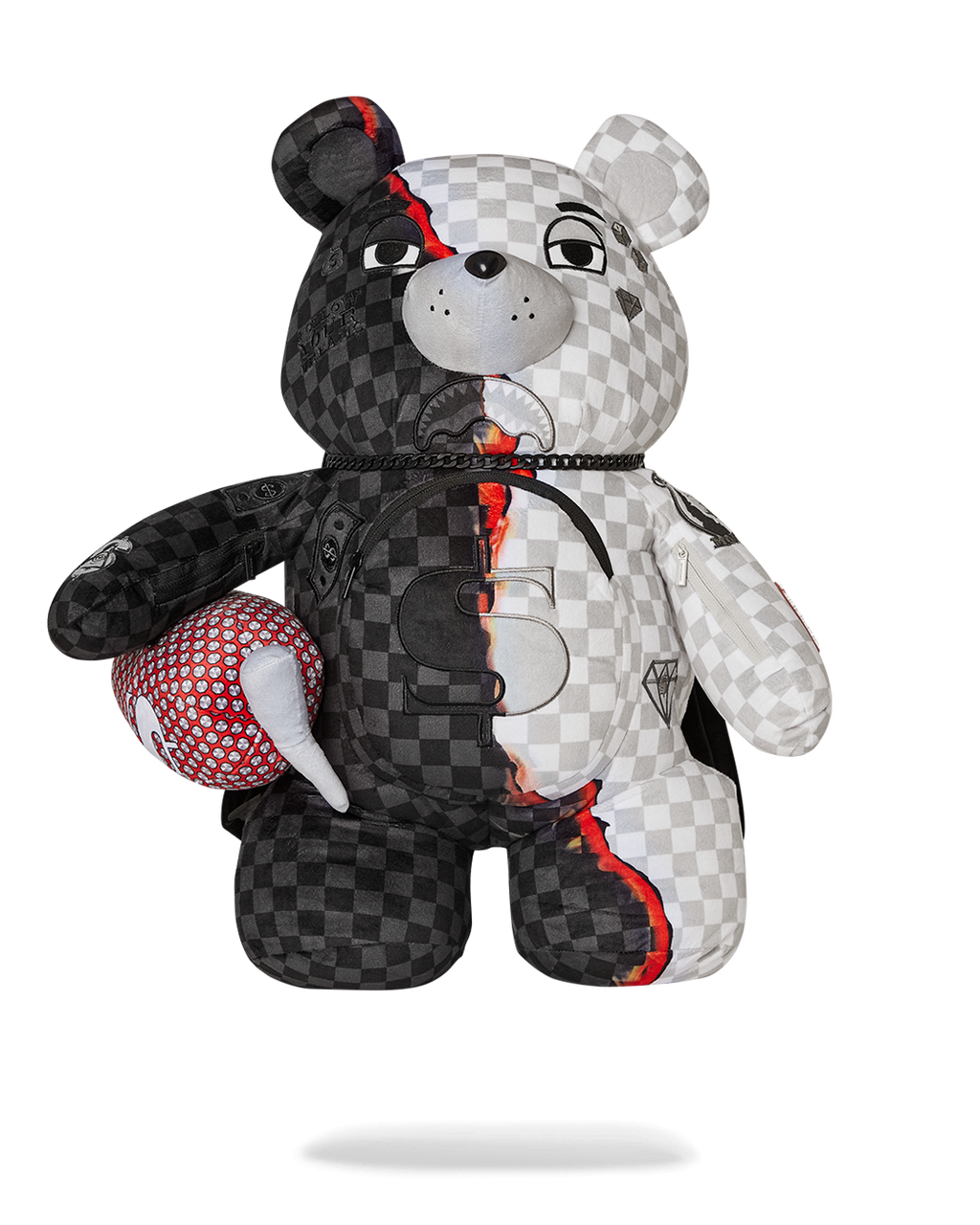 SPRAYGROUND RING OF FIRE MONEYBEAR TEDDYBEAR BACKPACK