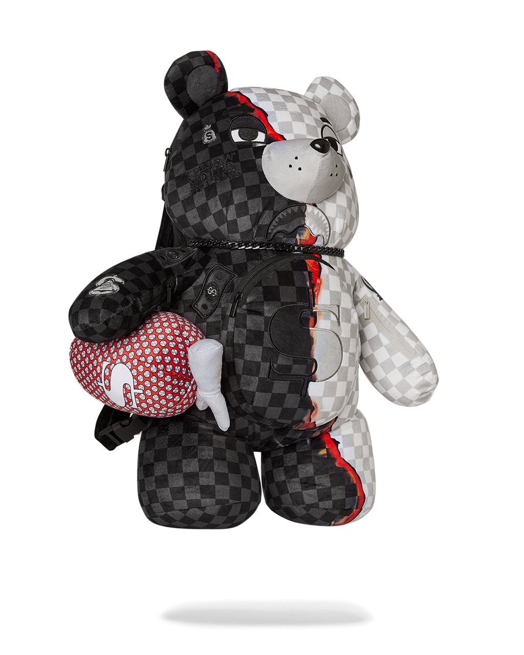 SPRAYGROUND RING OF FIRE MONEYBEAR TEDDYBEAR BACKPACK