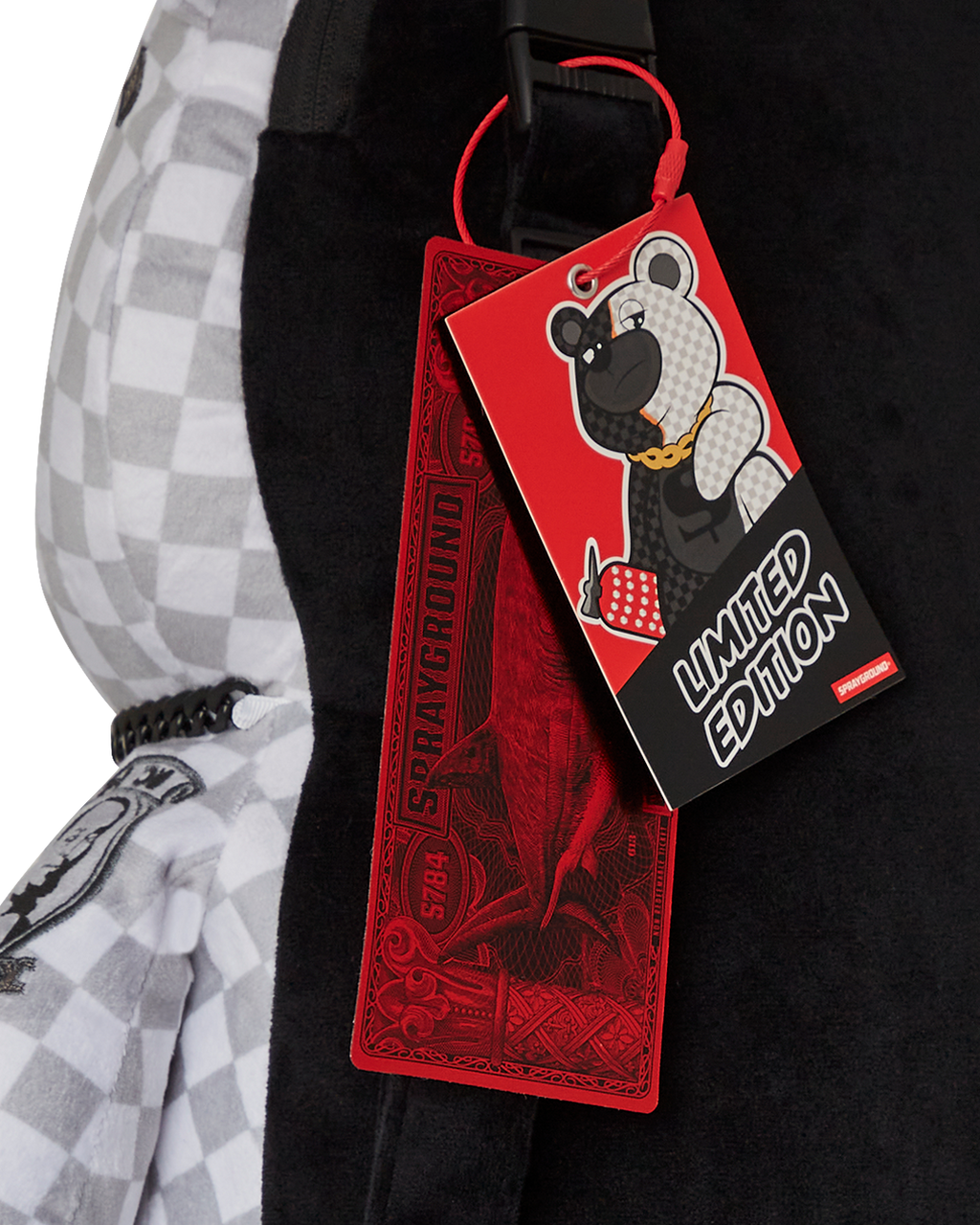 SPRAYGROUND RING OF FIRE MONEYBEAR TEDDYBEAR BACKPACK
