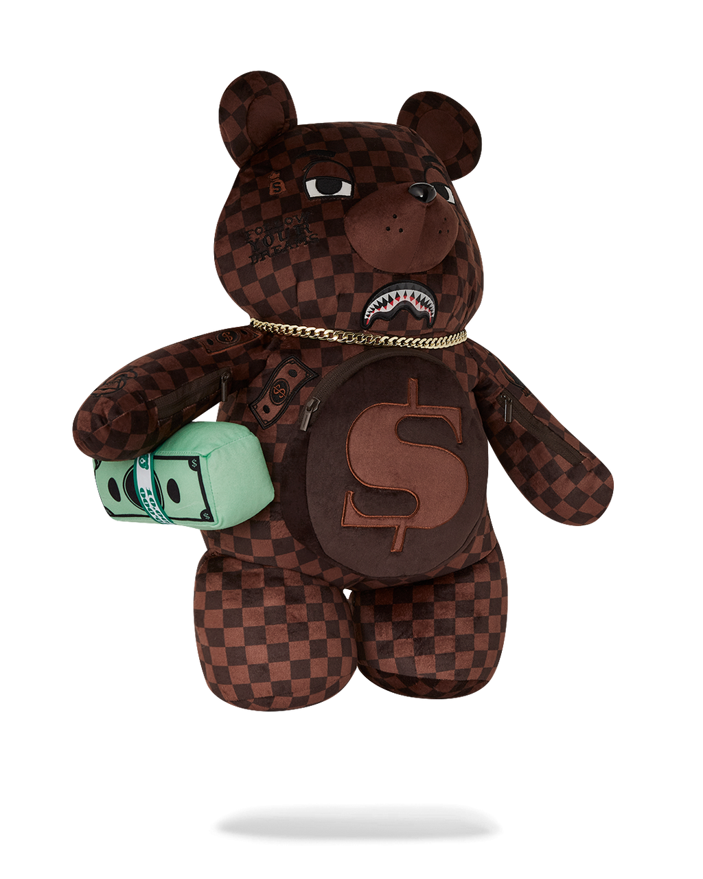 SPRAYGROUND LENTICULAR EFFECTS MONEYBEAR TEDDYBEAR BACKPACK