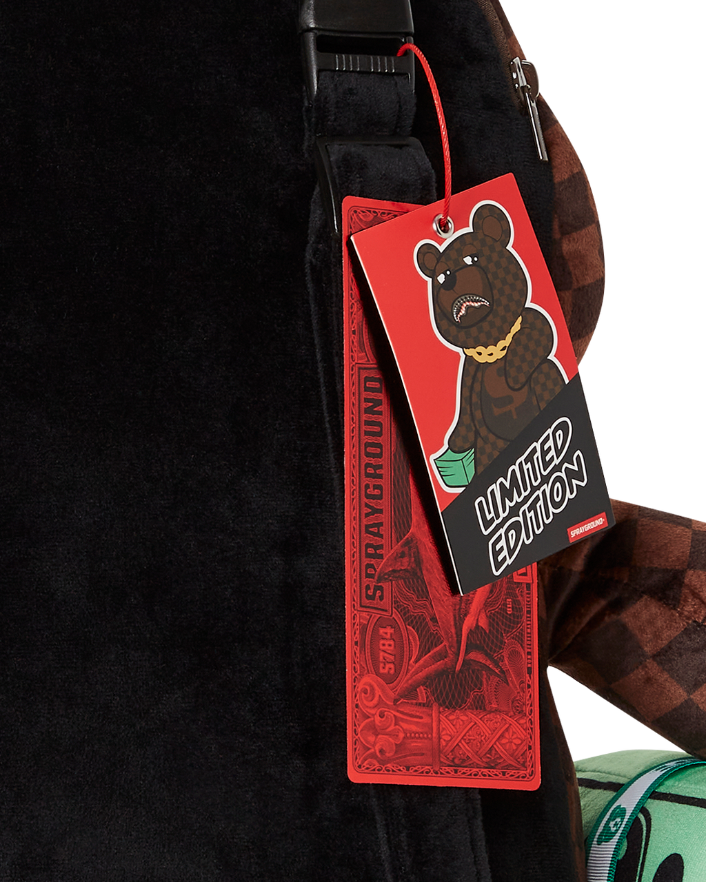 SPRAYGROUND LENTICULAR EFFECTS MONEYBEAR TEDDYBEAR BACKPACK