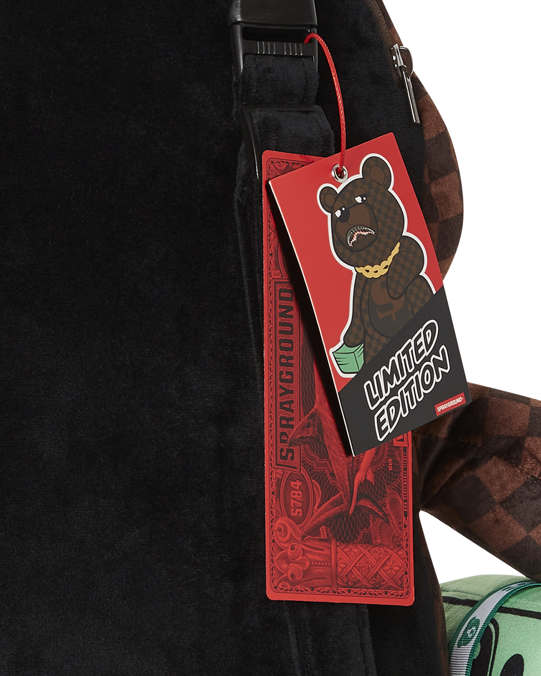 SPRAYGROUND LENTICULAR EFFECTS MONEYBEAR TEDDYBEAR BACKPACK