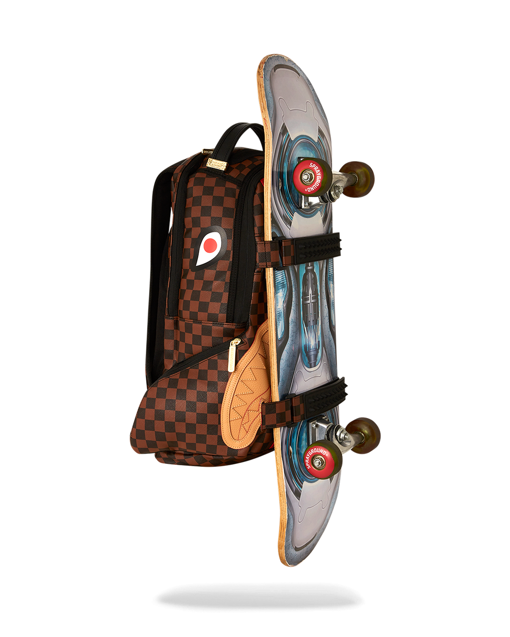 SPRAYGROUND HENNY VICTORY LAP SKATEBOARD-STRAP BACKPACK