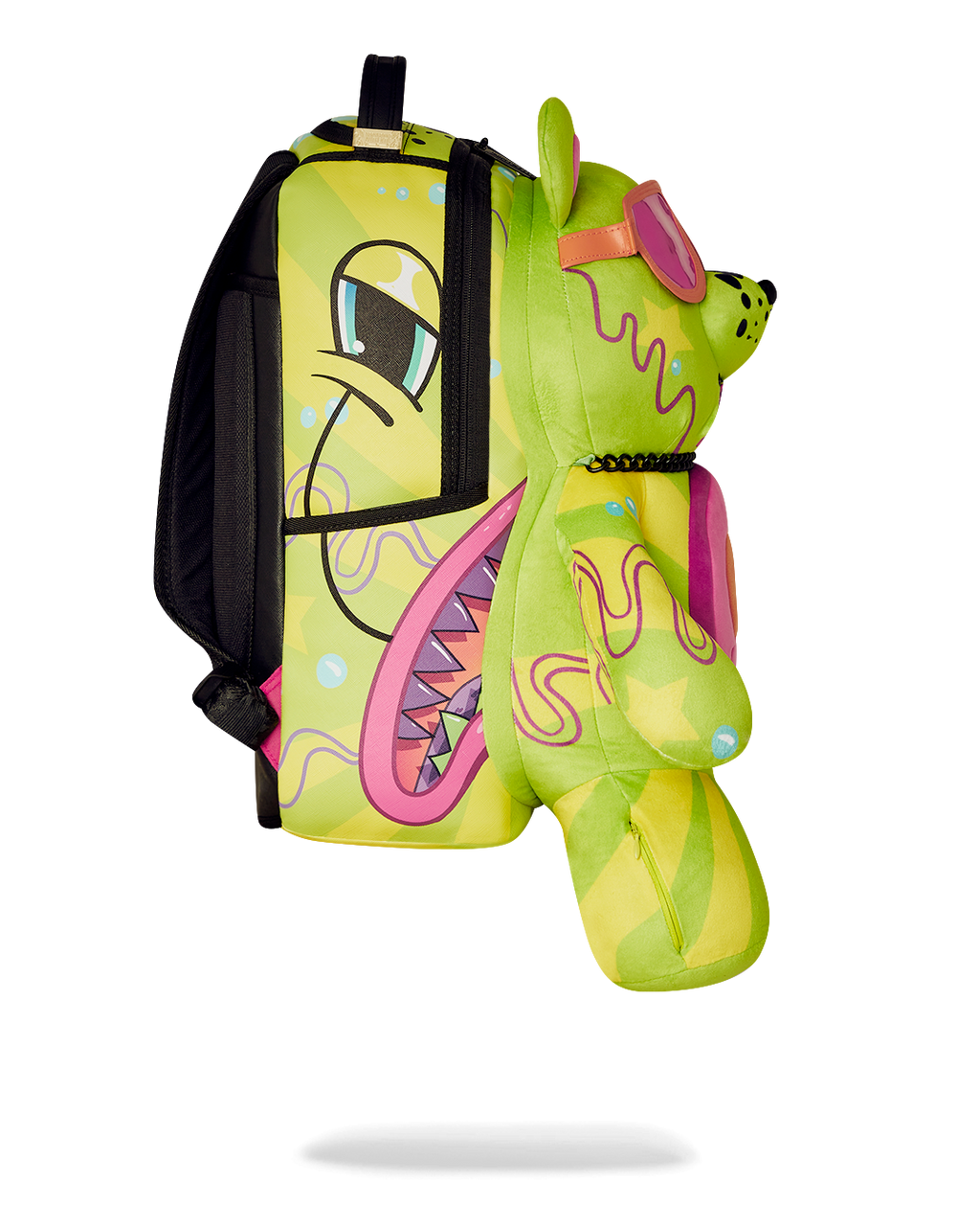 SPRAYGROUND SLIME DIME MONEYBEAR TEDDYBEAR ON BACKPACK