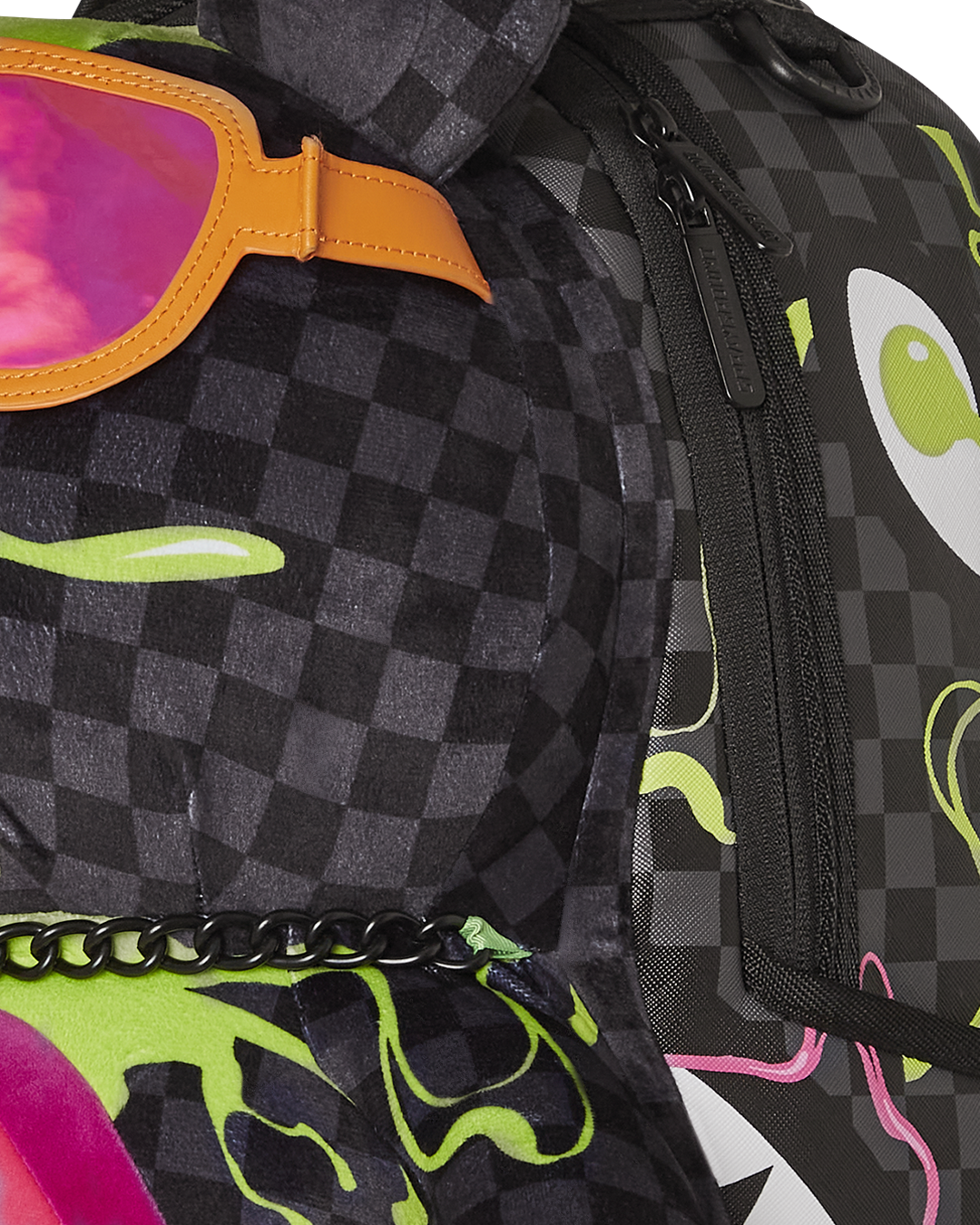 SPRAYGROUND SLIME DIME MONEYBEAR TEDDYBEAR ON BACKPACK