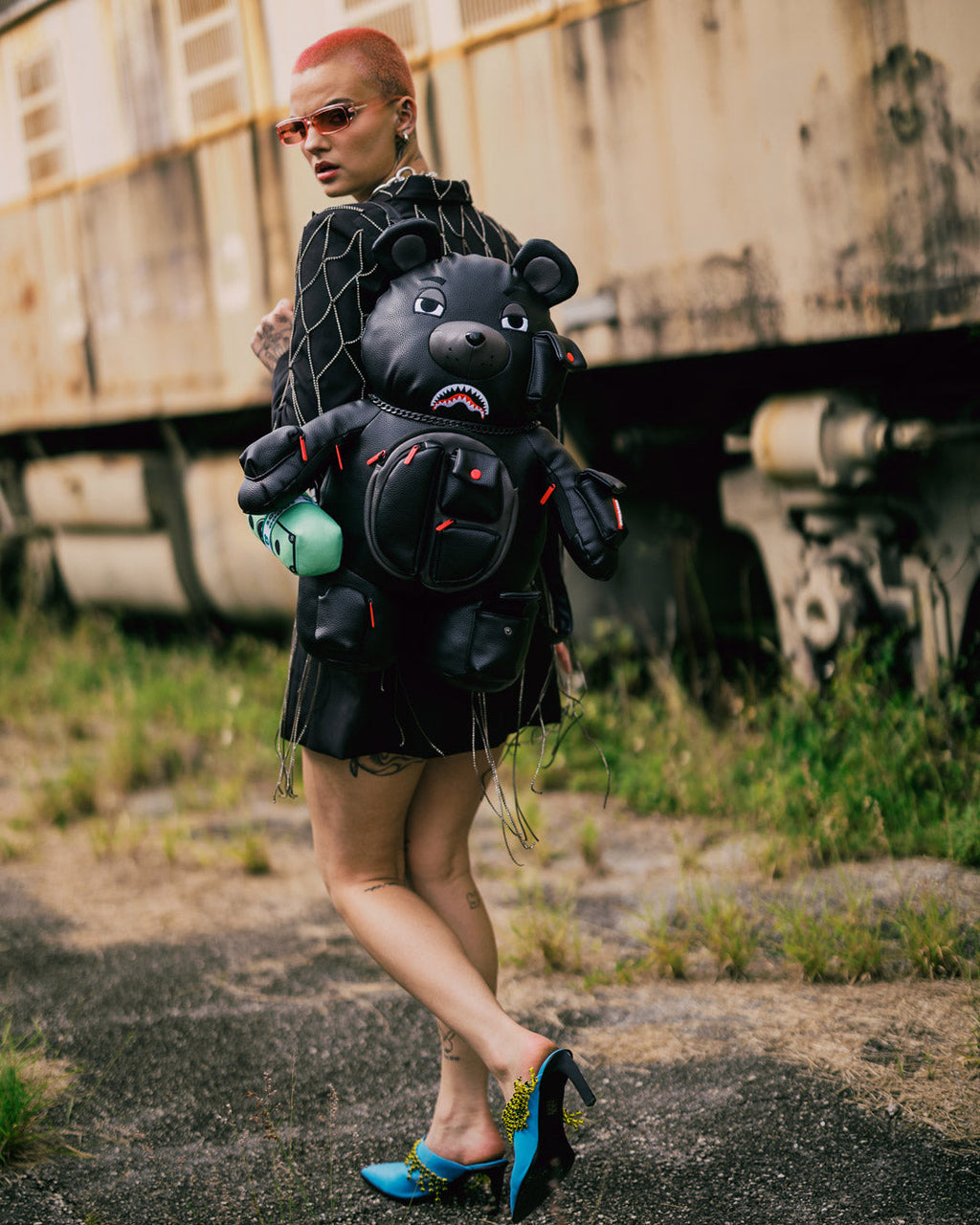 SPRAYGROUND AIRFREIGHT MONEYBEAR TEDDYBEAR BACKPACK