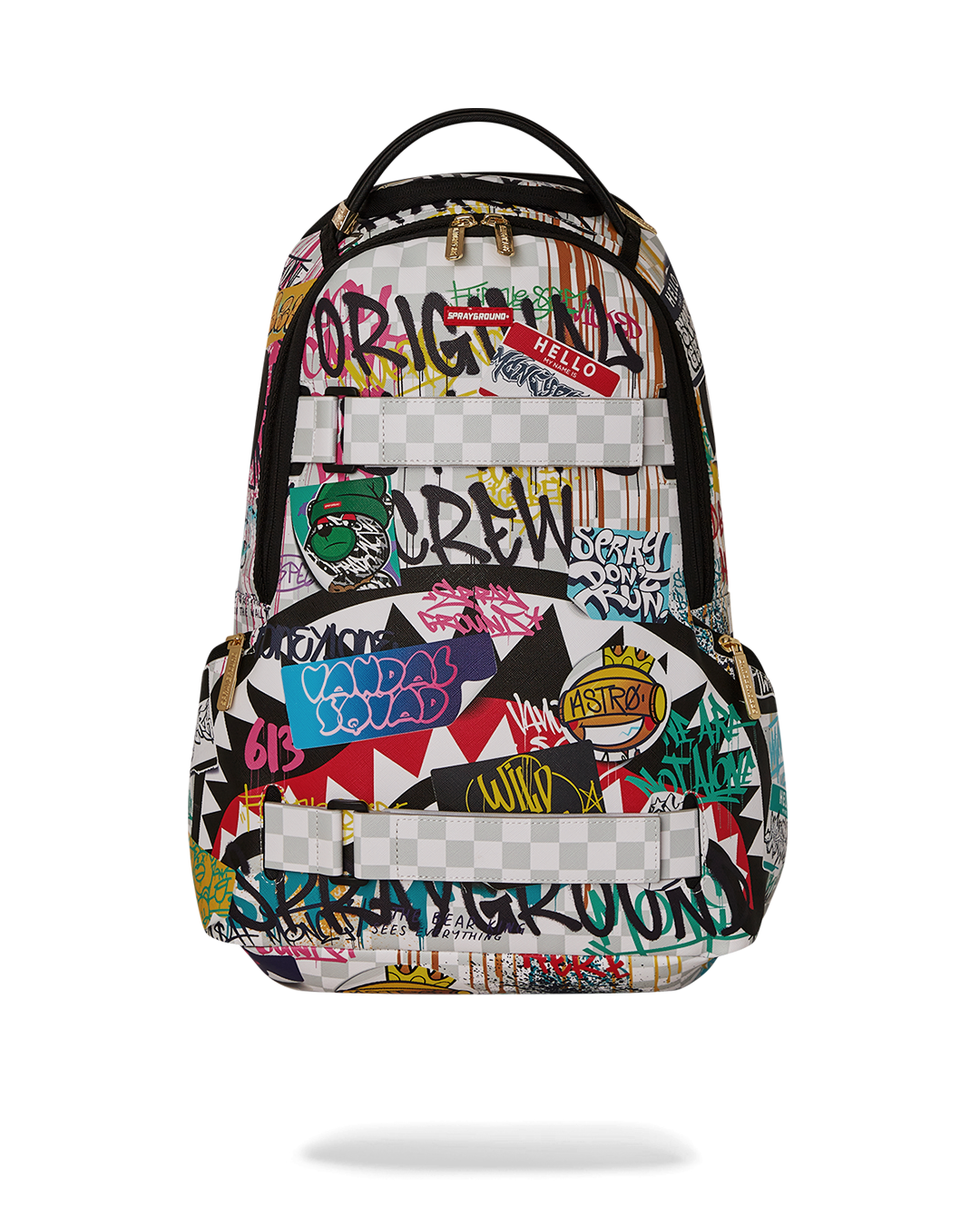 SPRAYGROUND CREATE ANOTHER DAY SKATEBOARD-STRAP BACKPACK