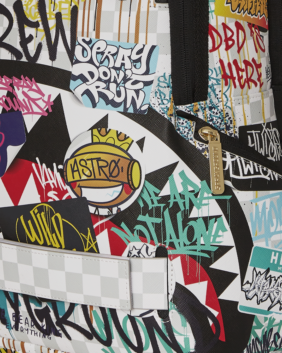 SPRAYGROUND CREATE ANOTHER DAY SKATEBOARD-STRAP BACKPACK