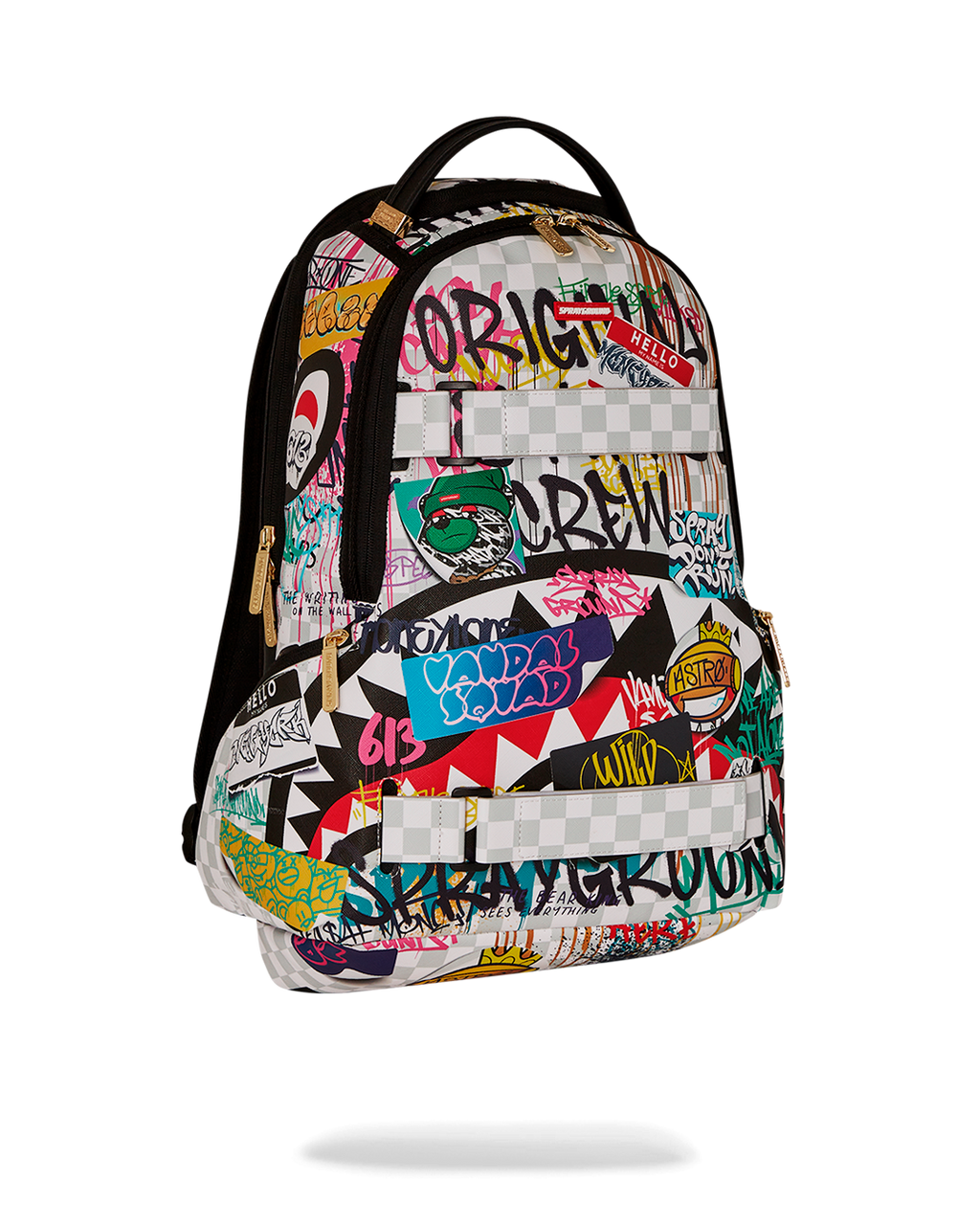 SPRAYGROUND CREATE ANOTHER DAY SKATEBOARD-STRAP BACKPACK