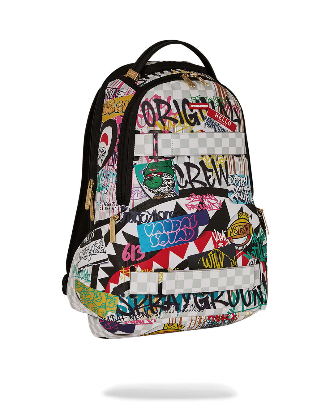 SPRAYGROUND CREATE ANOTHER DAY SKATEBOARD-STRAP BACKPACK