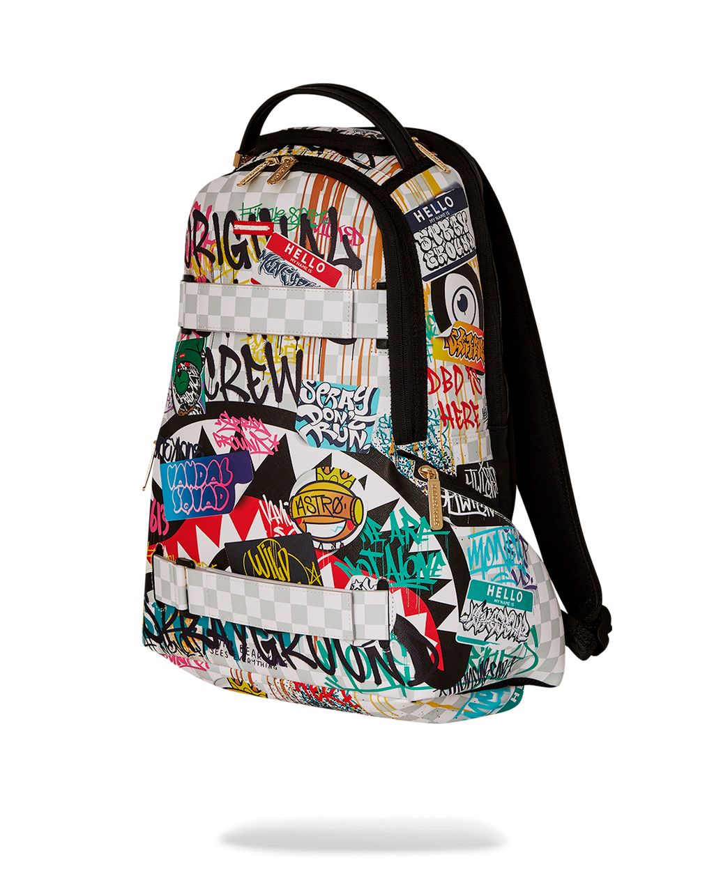 SPRAYGROUND CREATE ANOTHER DAY SKATEBOARD-STRAP BACKPACK