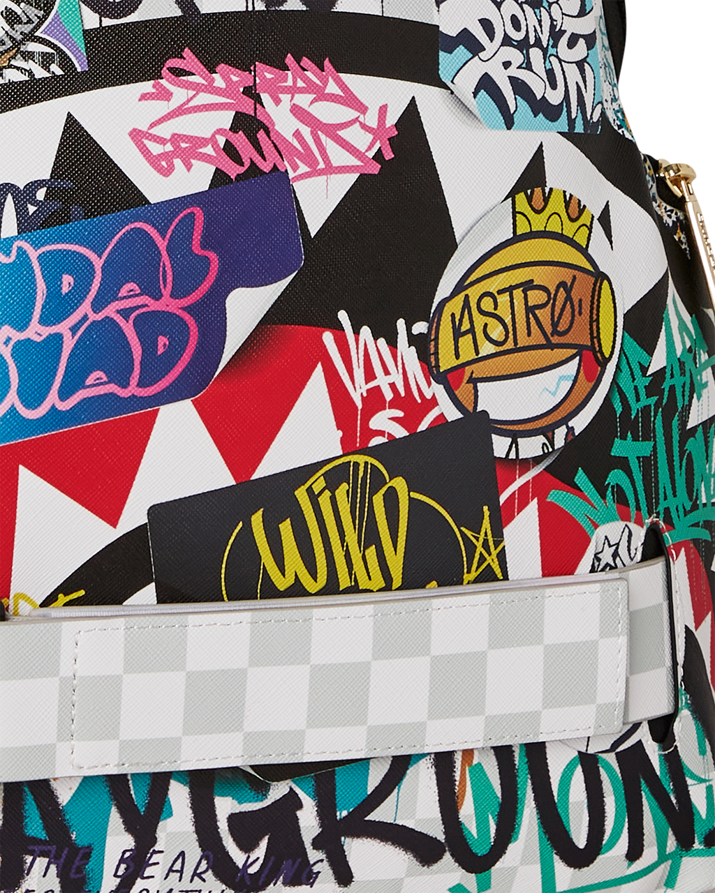 SPRAYGROUND CREATE ANOTHER DAY SKATEBOARD-STRAP BACKPACK