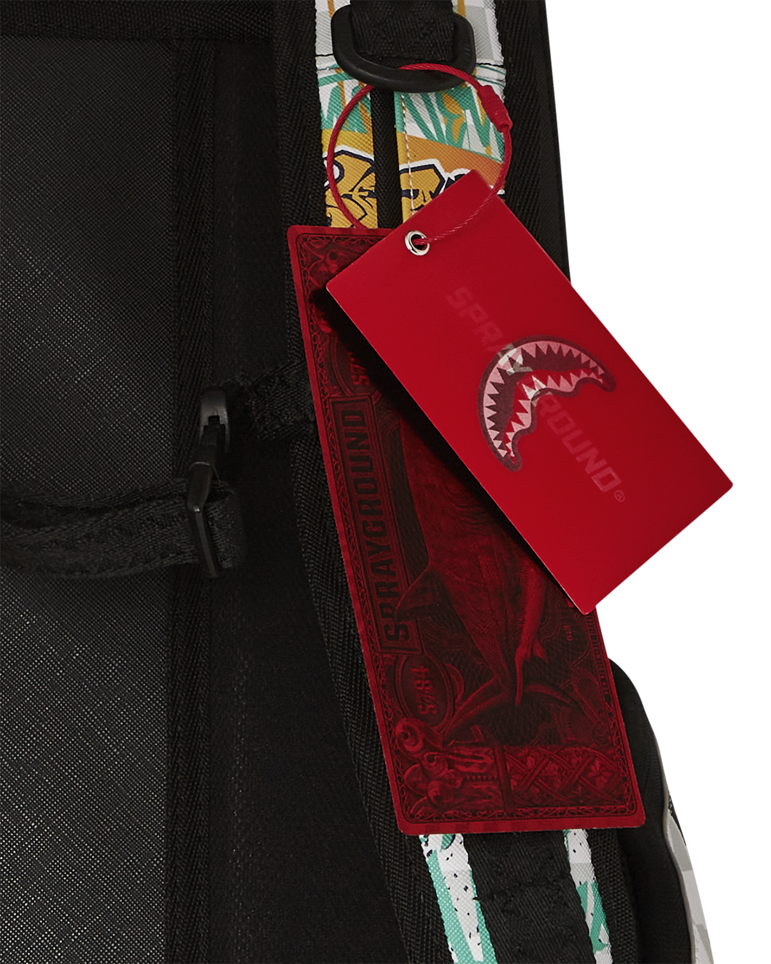 SPRAYGROUND CREATE ANOTHER DAY SKATEBOARD-STRAP BACKPACK