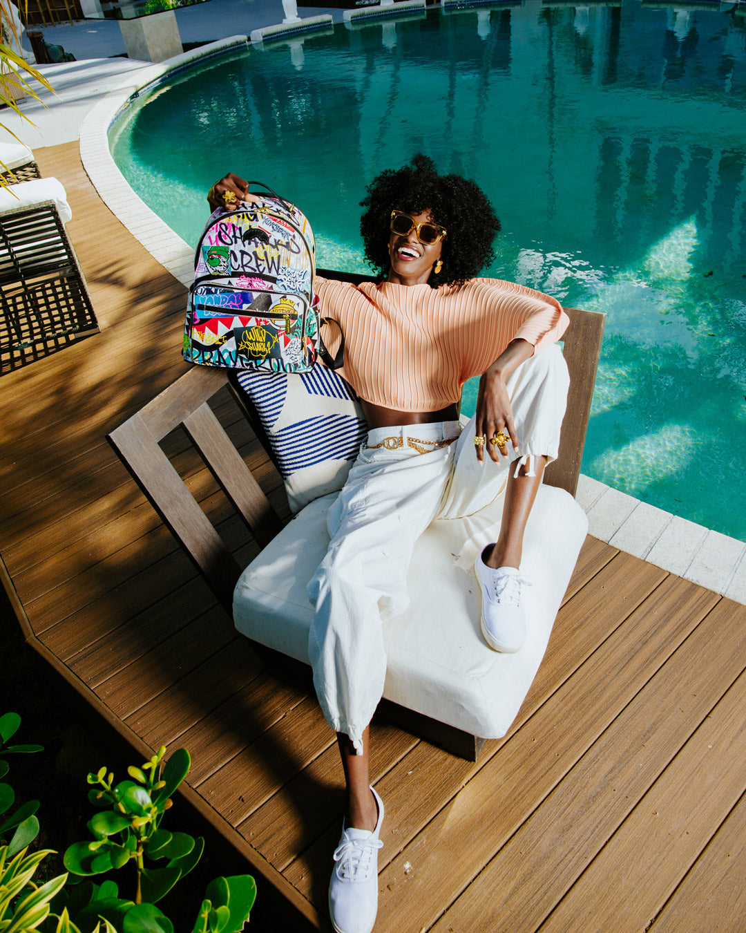 SPRAYGROUND CREATE ANOTHER DAY CHATEAU BACKPACK