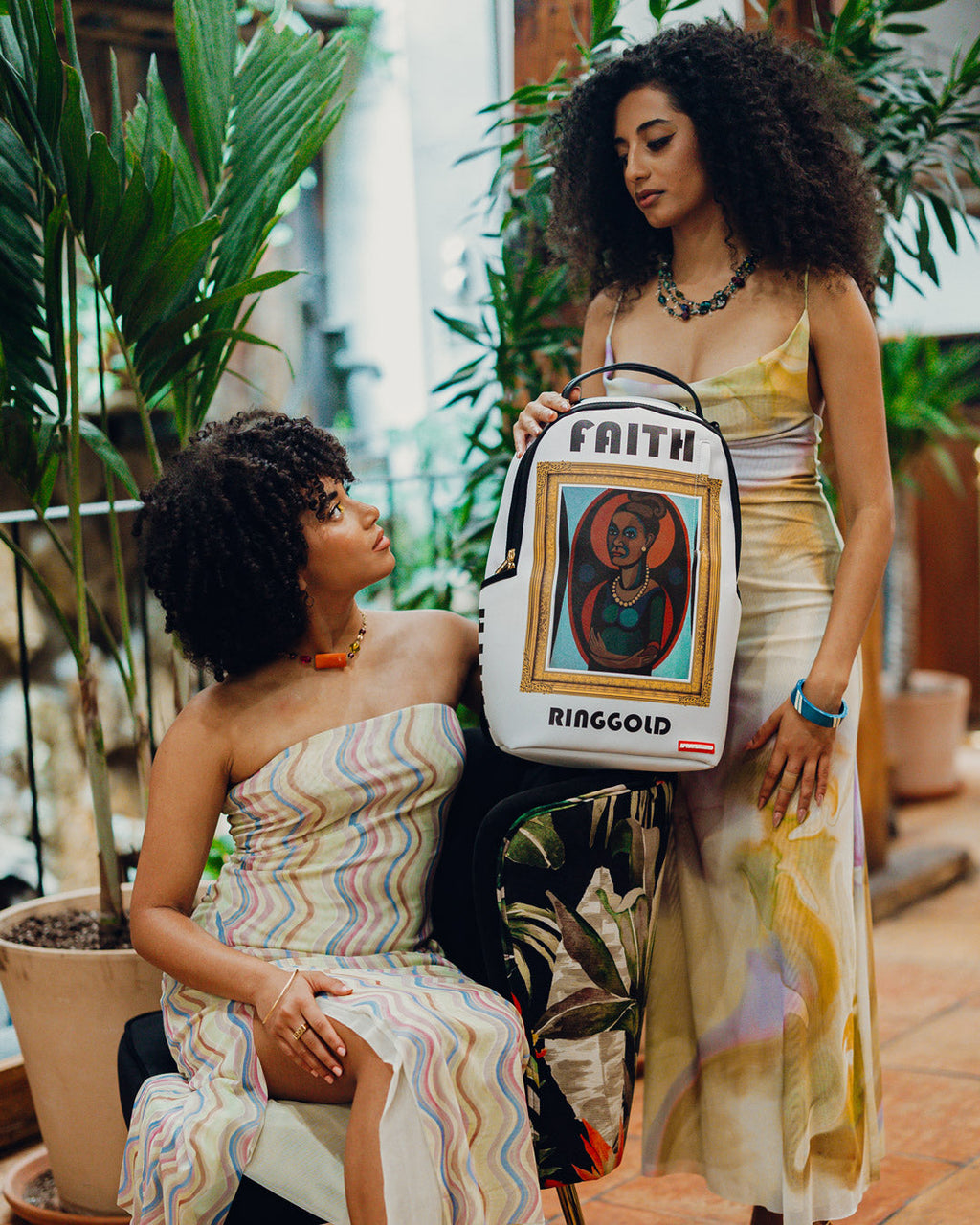 SPRAYGROUND FAITH RINGOLD SELF/PORTRAIT BACKPACK (SUPER LIMITED)
